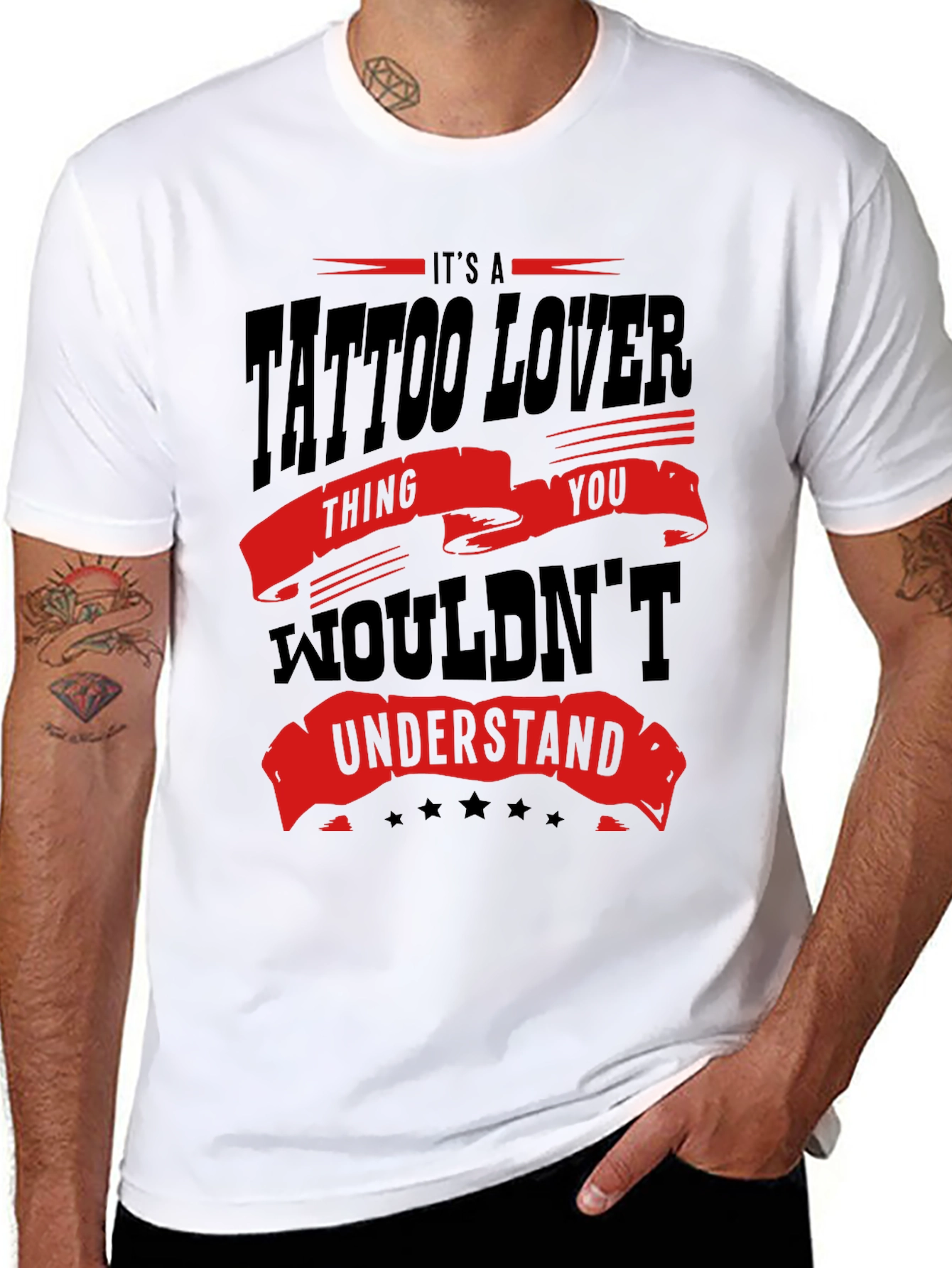 Tattoo Lover T-Shirt - Graphic Print Tee
