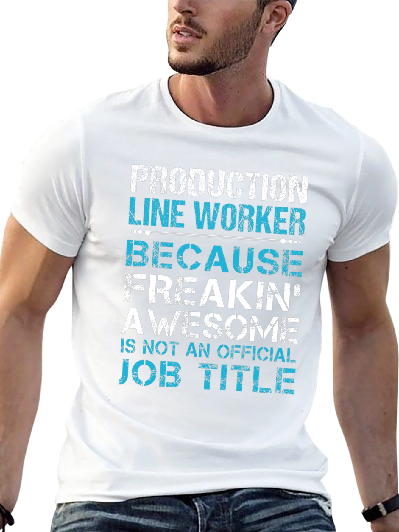 Production Line Worker Funny Job Title T-Shirt