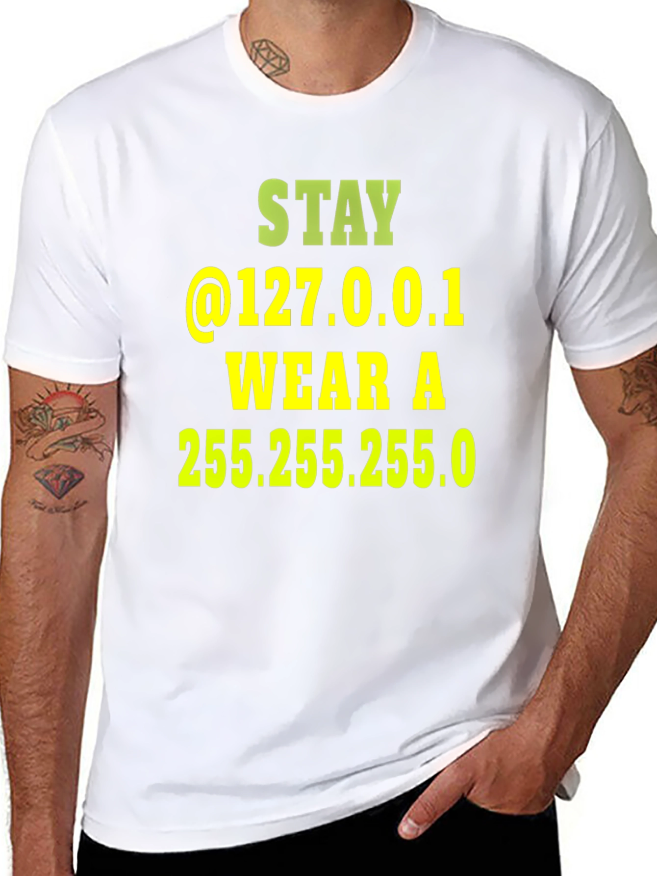 Stay Home T-Shirt 127.0.0.1 Developer Humor Tee