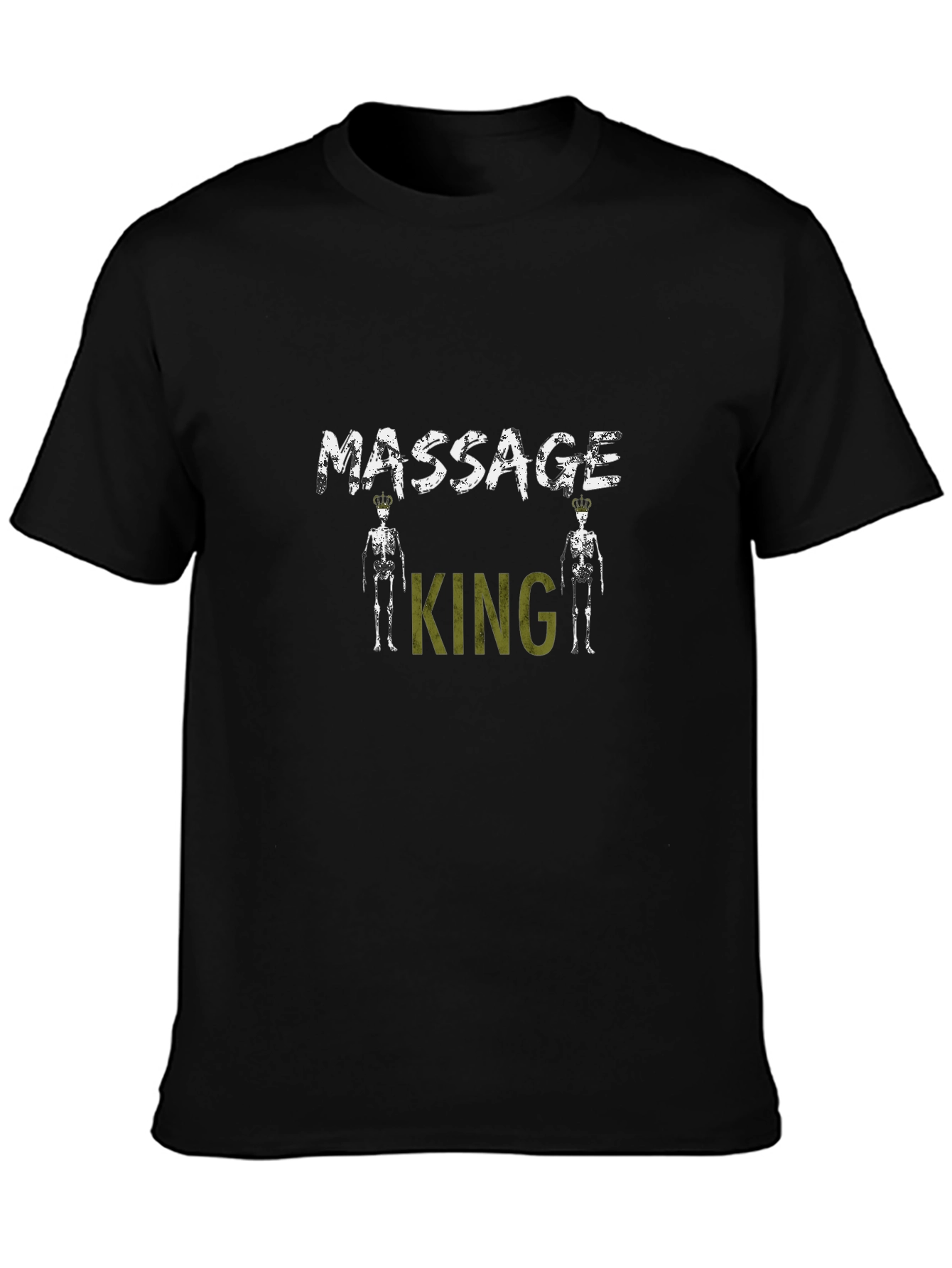 Massage King Black T-Shirt