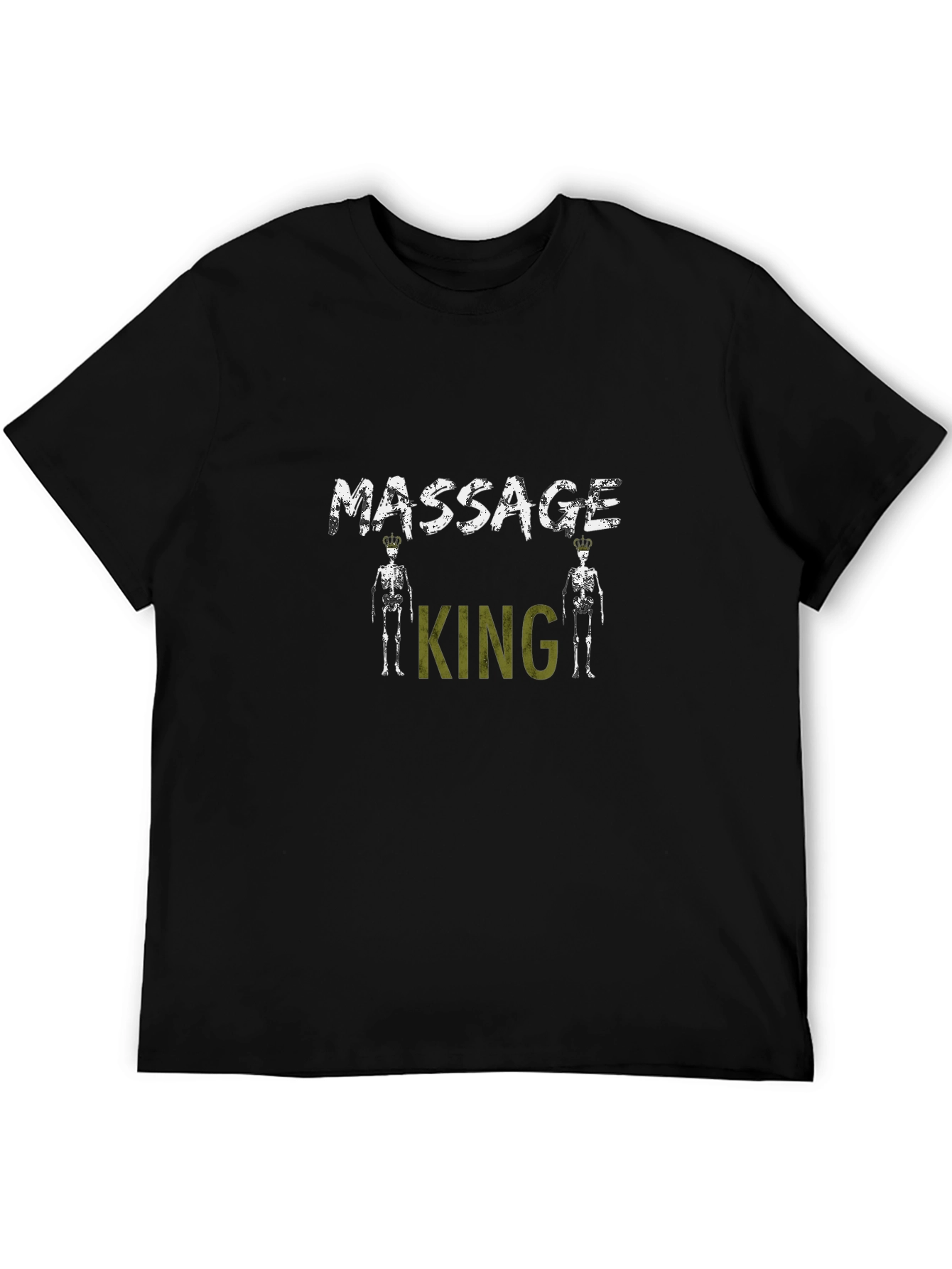 Massage King Black T-Shirt