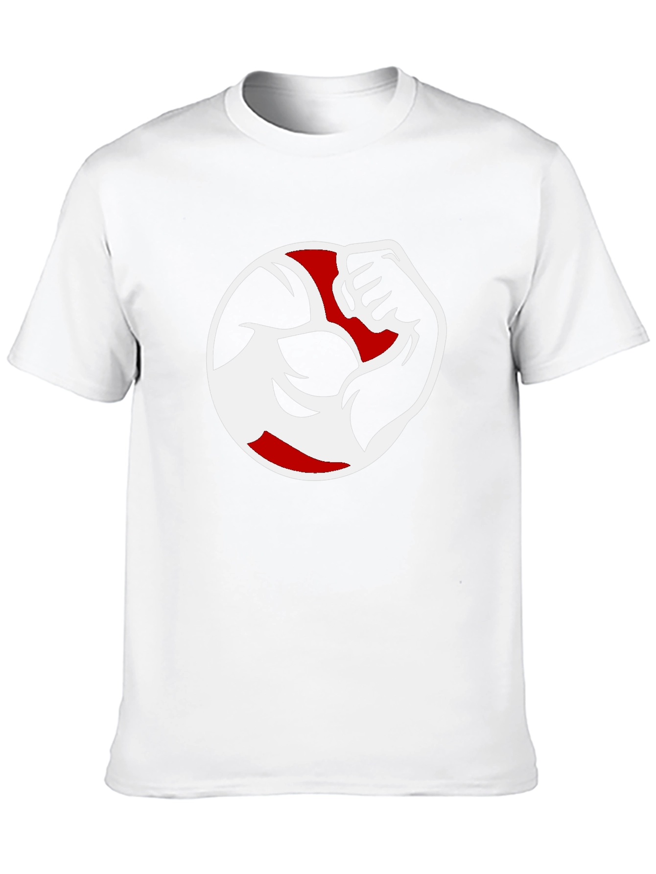 Muscle Arm Graphic Black T-Shirt