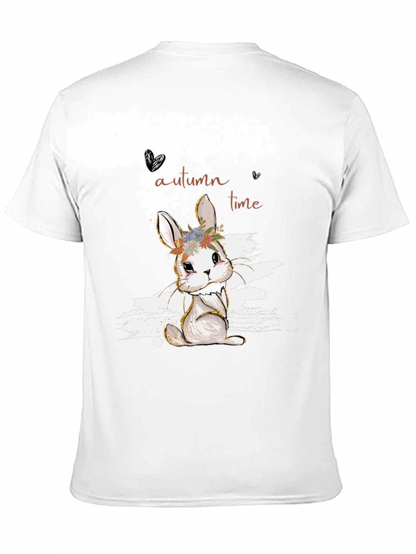 Autumn Rabbit T-Shirt - Cute Seasonal Design