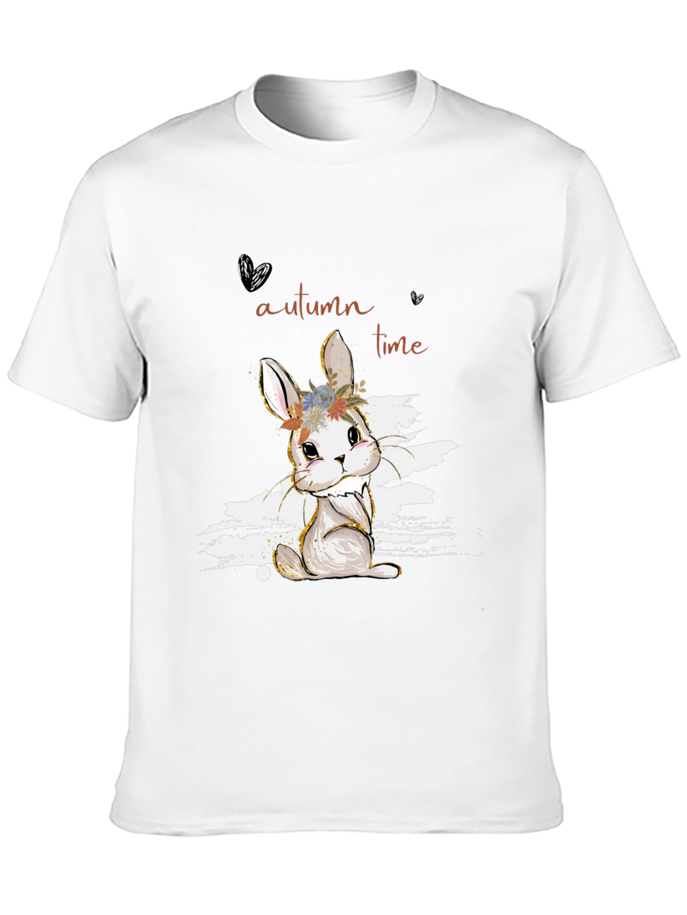 Autumn Rabbit T-Shirt - Cute Seasonal Design