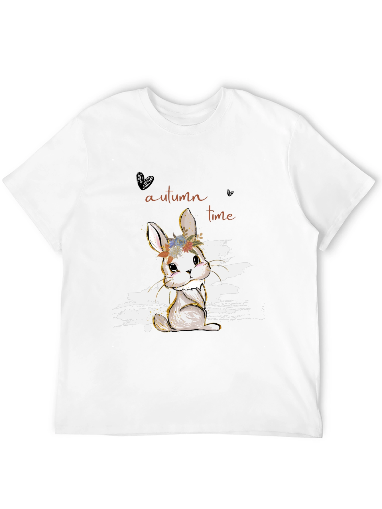 Autumn Rabbit T-Shirt - Cute Seasonal Design