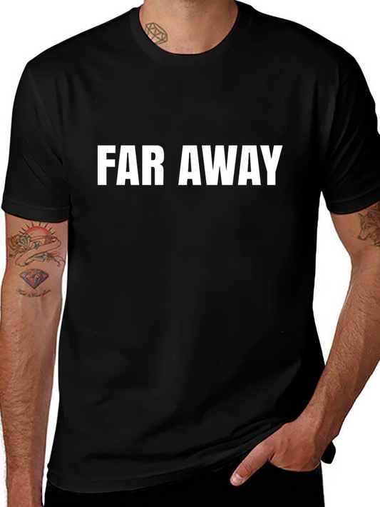Far Away Black Graphic Tee - Mens