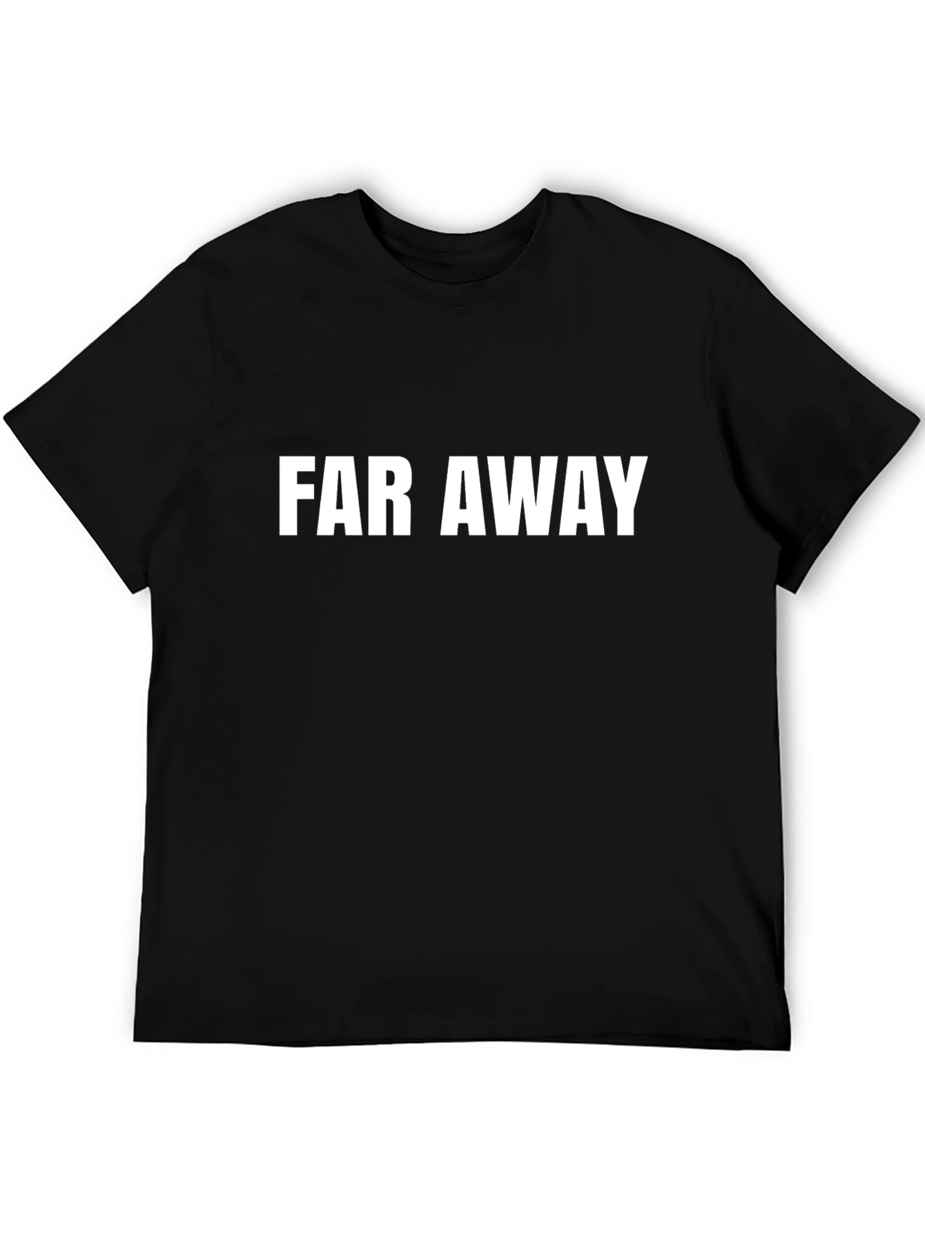 Far Away Black Graphic Tee - Mens