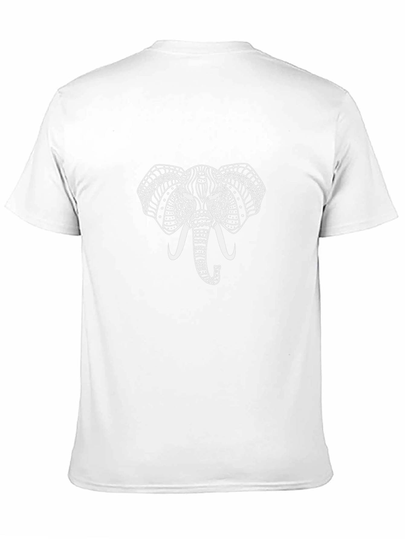 Elephant Graphic Tee - Stylish Black Cotton T-Shirt