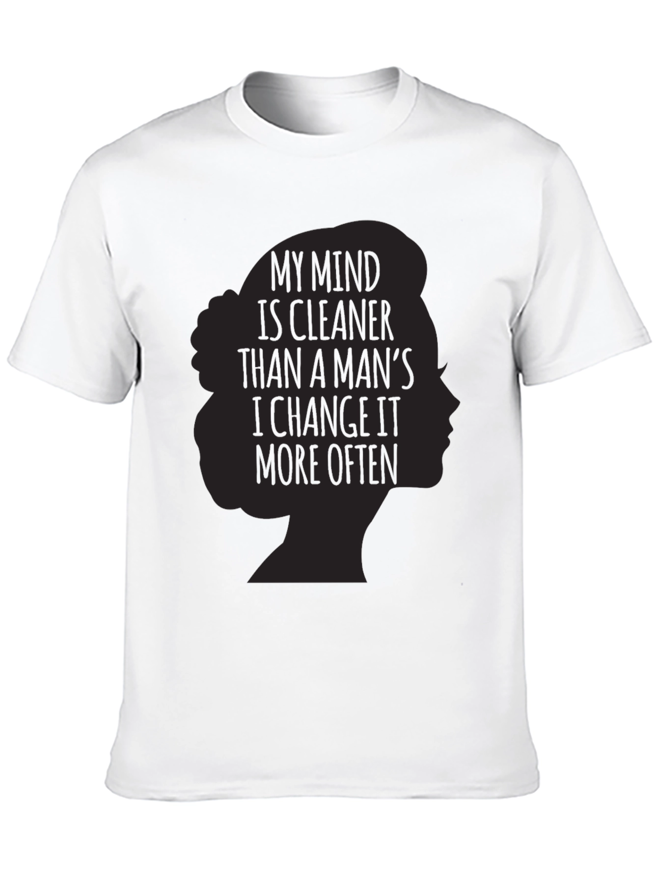 Sarcastic Woman Silhouette Graphic Tee