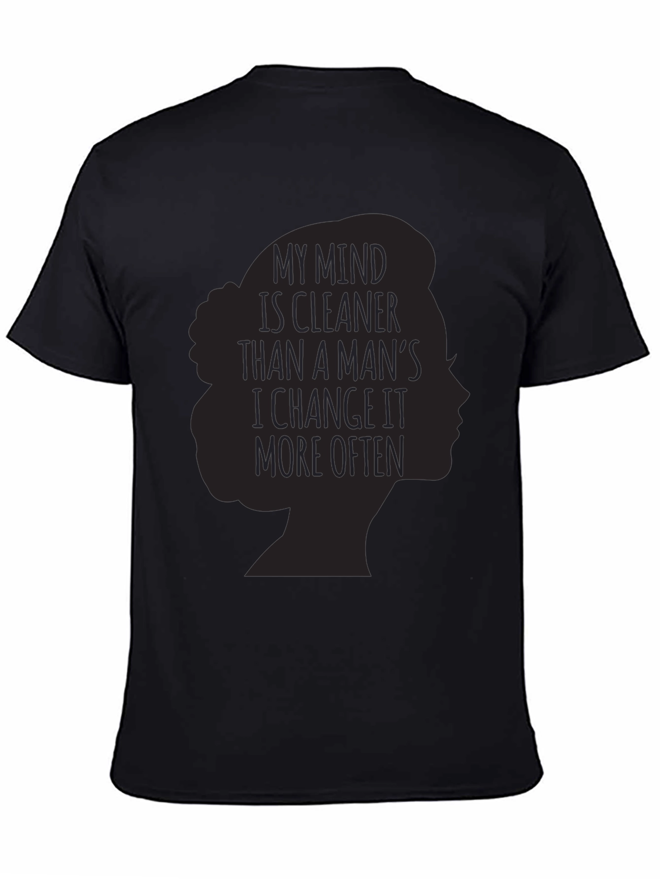 Sarcastic Woman Silhouette Graphic Tee