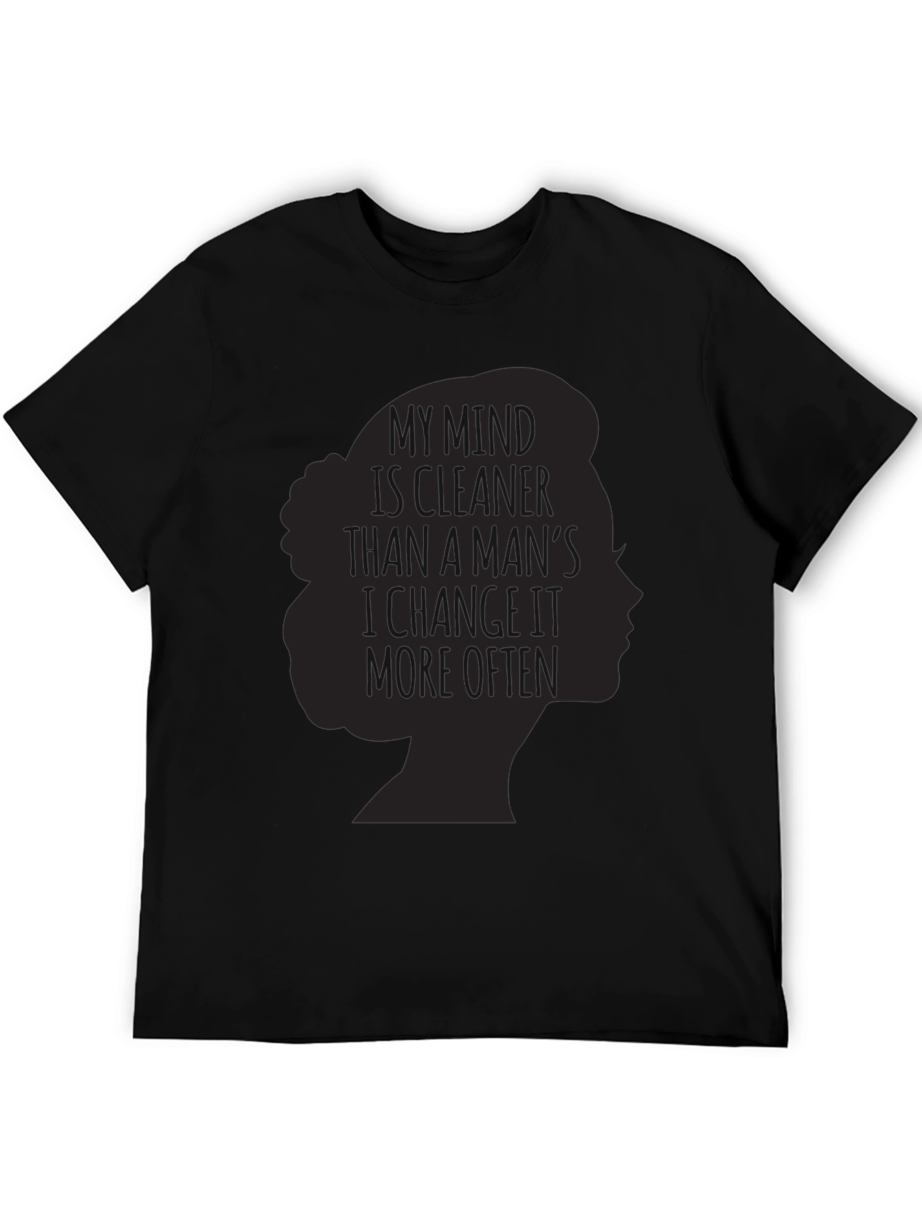 Sarcastic Woman Silhouette Graphic Tee