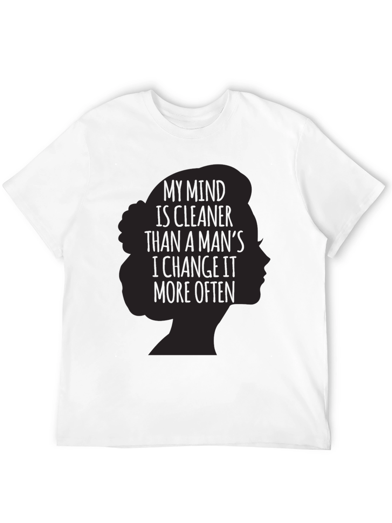Sarcastic Woman Silhouette Graphic Tee