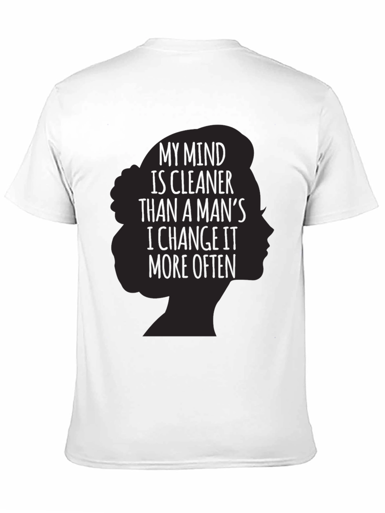 Sarcastic Woman Silhouette Graphic Tee