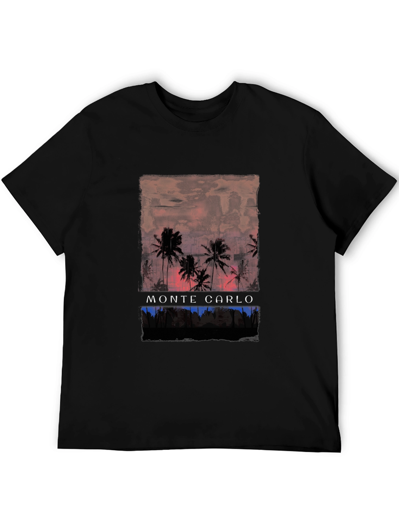Monte Carlo Palm Tree Graphic Tee