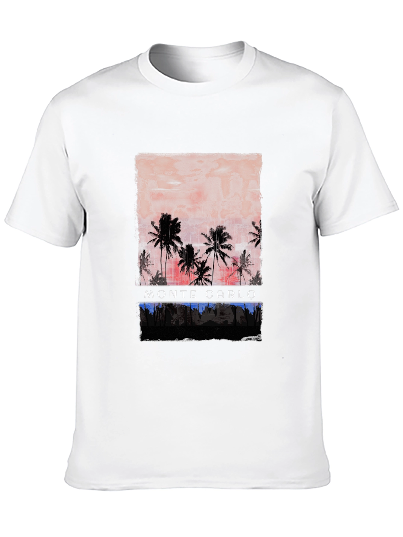 Monte Carlo Palm Tree Graphic Tee