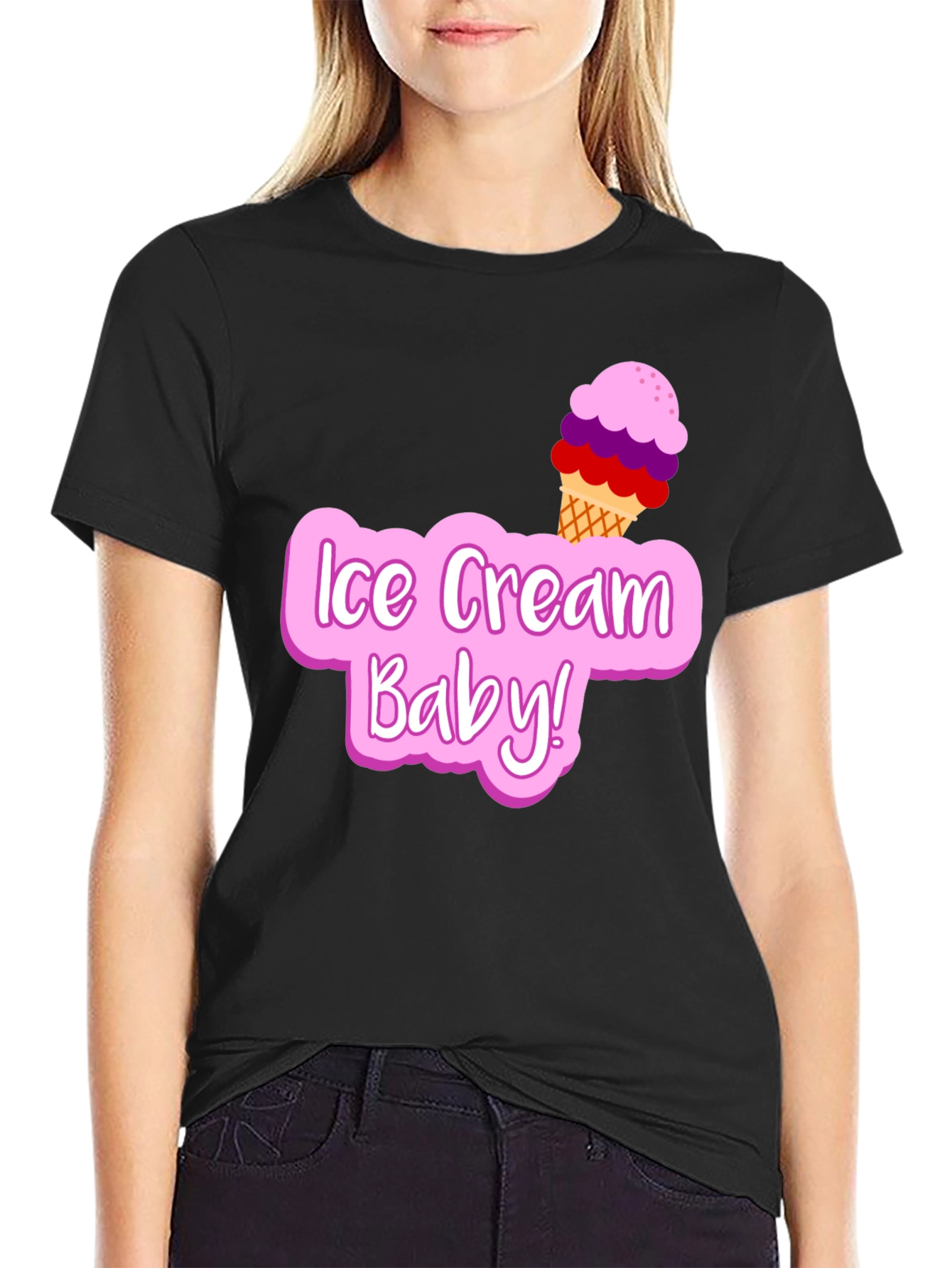 Ice Cream Baby Graphic T-Shirt