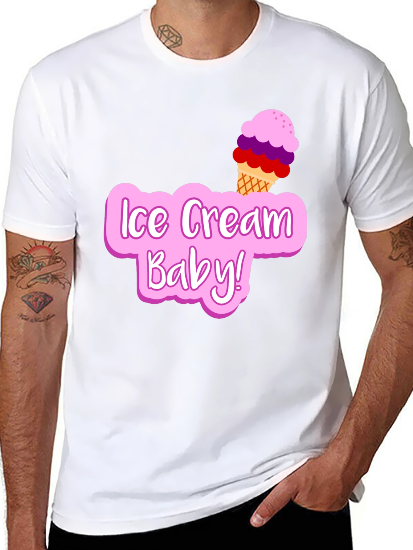 Ice Cream Baby Graphic T-Shirt