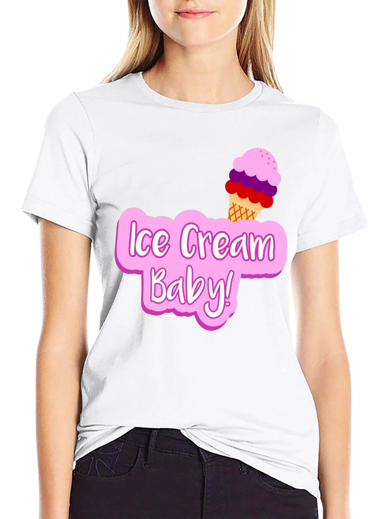 Ice Cream Baby Graphic T-Shirt