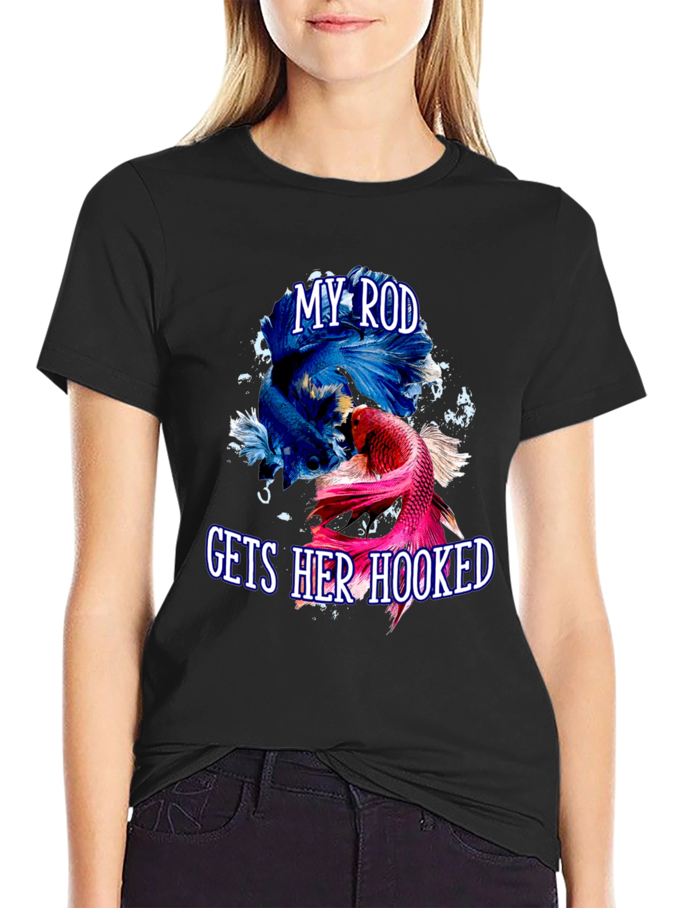 My Rod Gets Her Hooked Fish T-Shirt