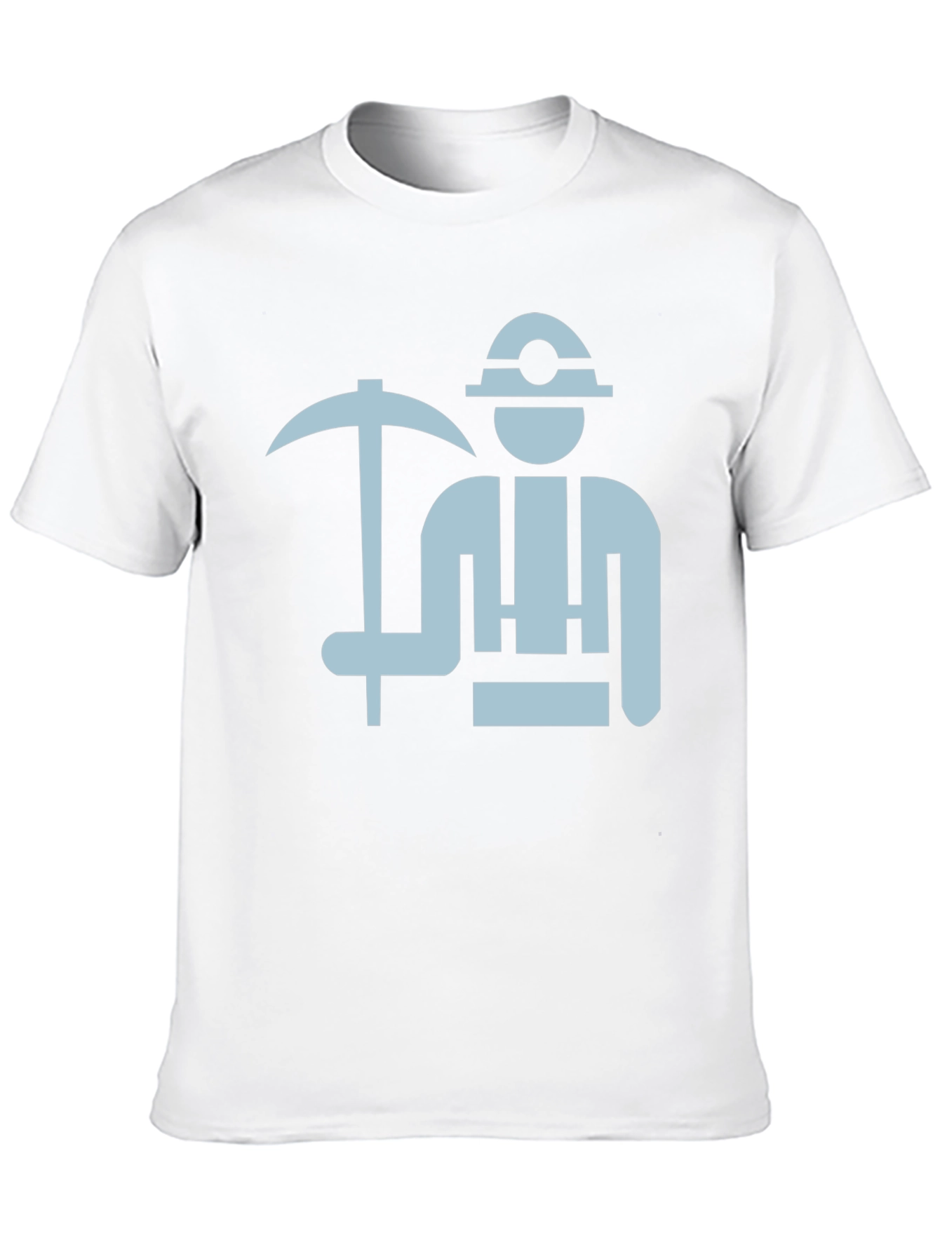 Miner Graphic Tee - Black Cotton T-Shirt