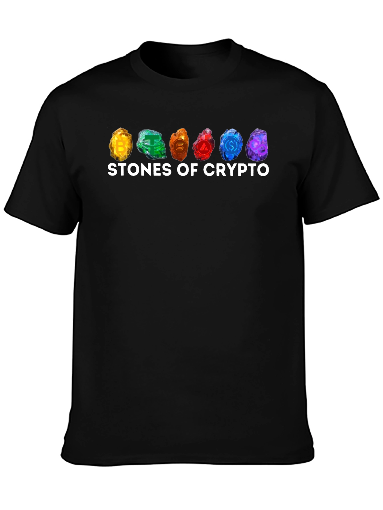 Stones of Crypto Black T-Shirt