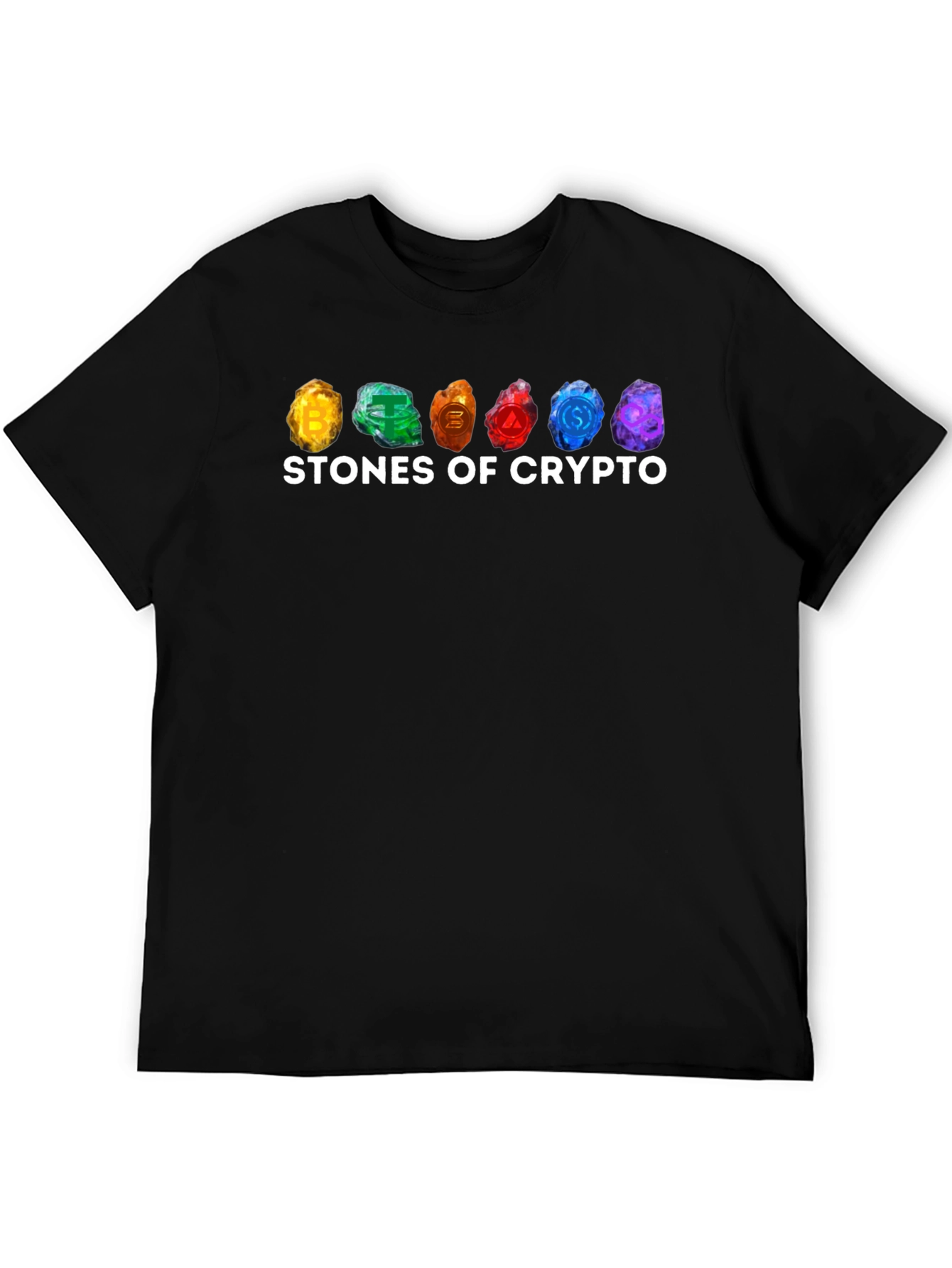 Stones of Crypto Black T-Shirt