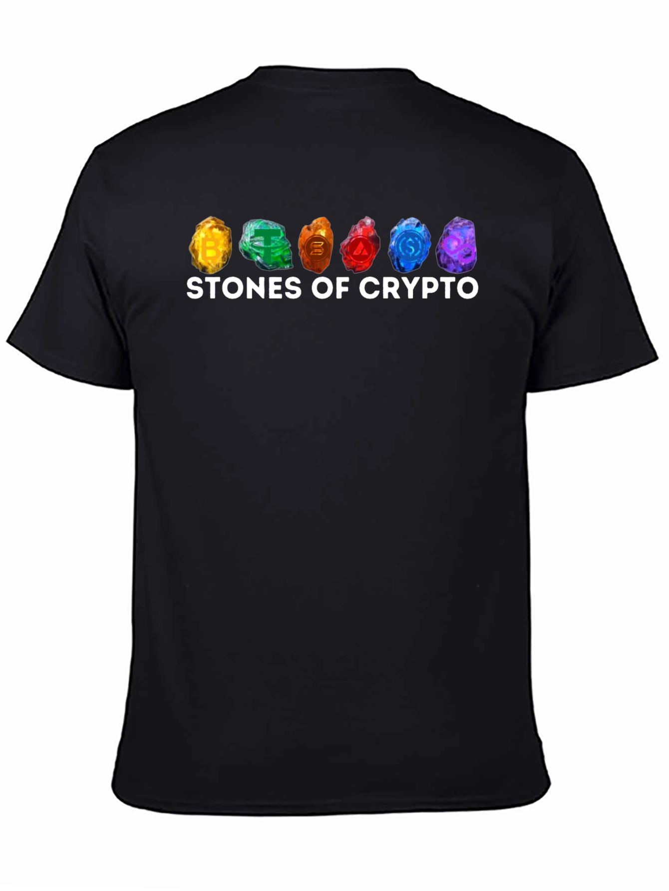 Stones of Crypto Black T-Shirt
