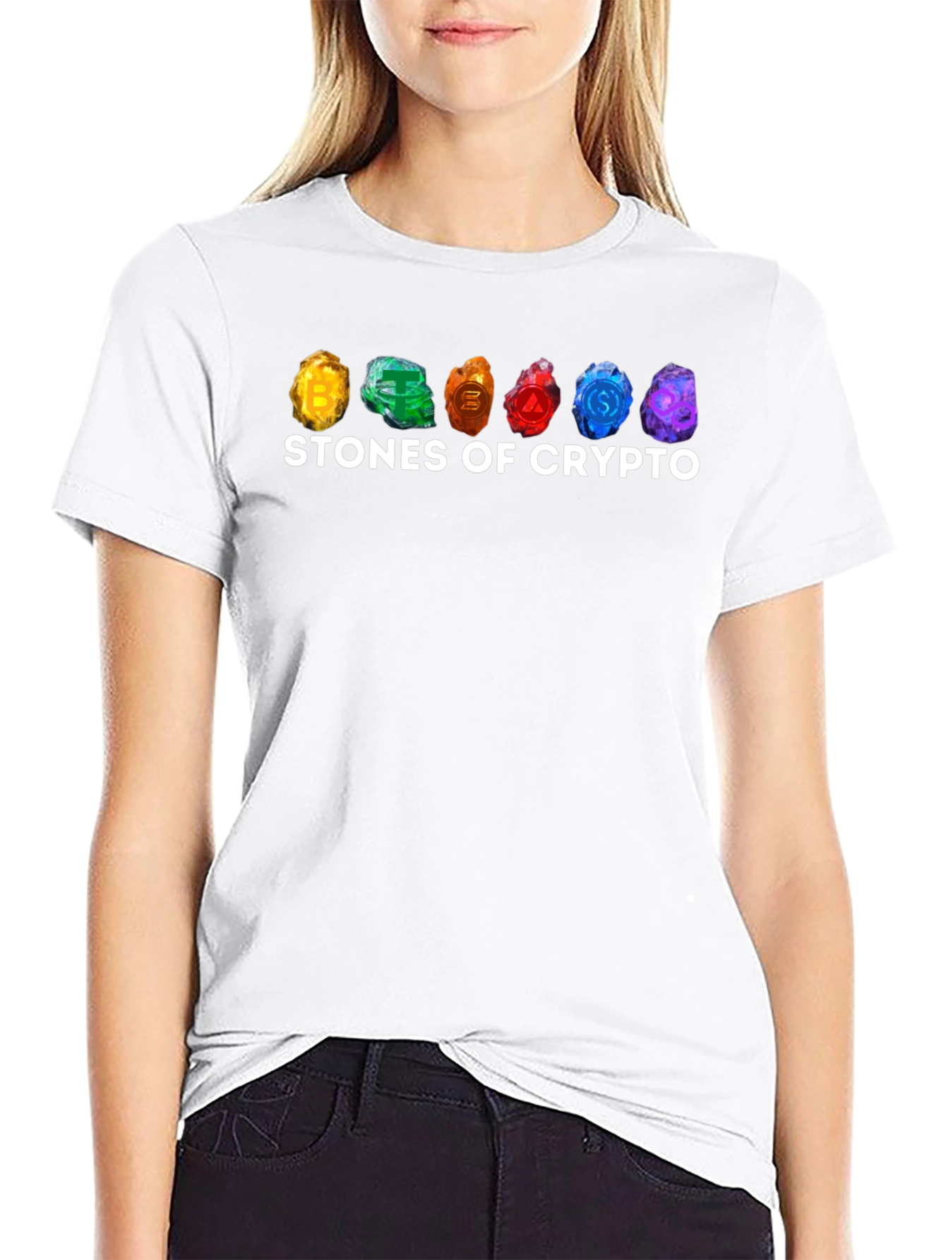 Stones of Crypto Black T-Shirt