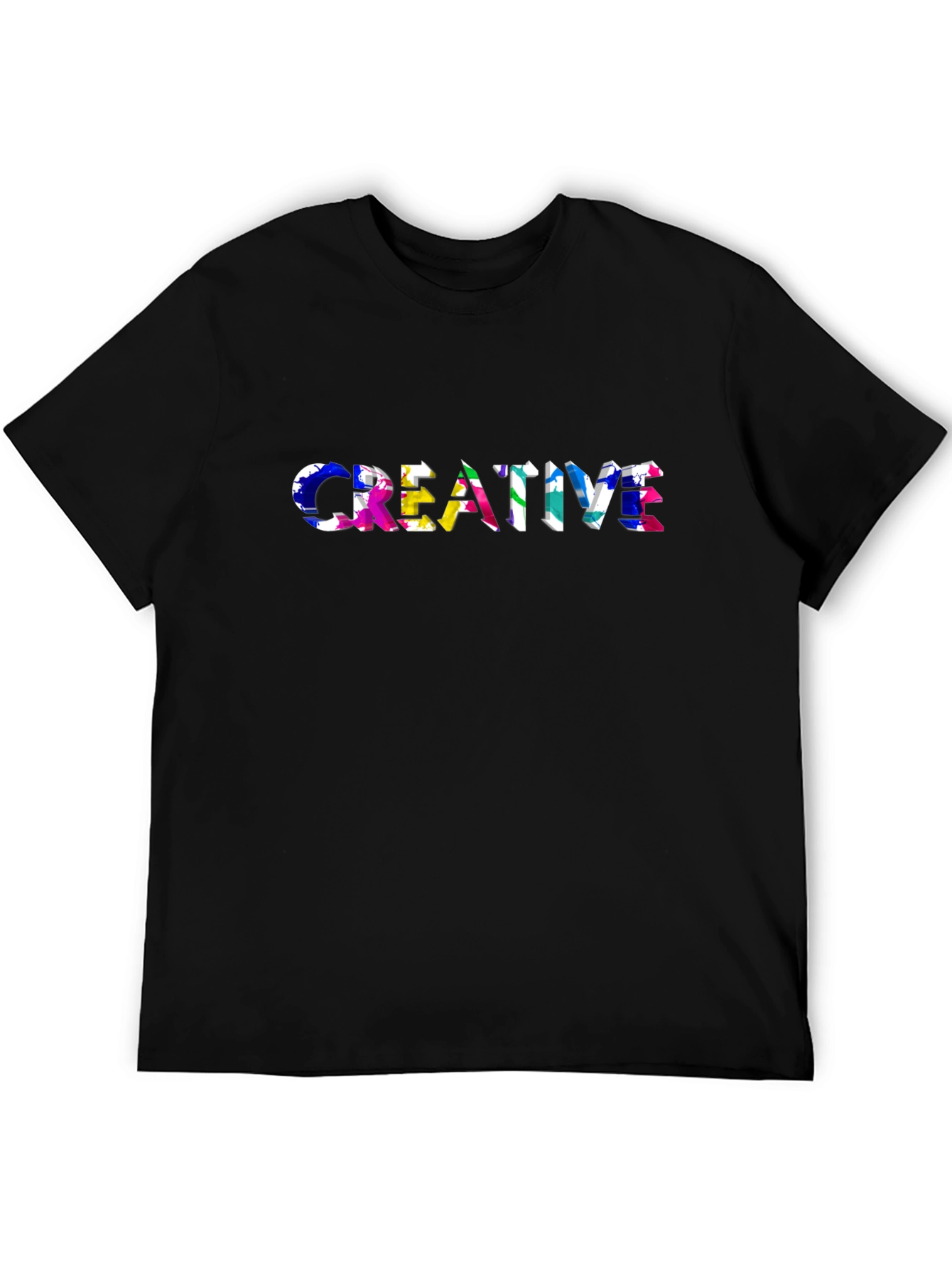Creative Graphic Tee - Artsy Design