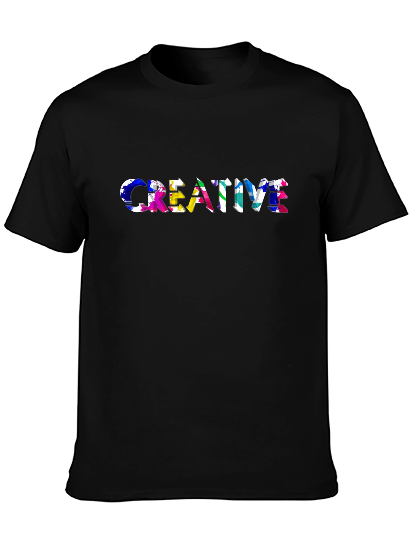 Creative Graphic Tee - Artsy Design