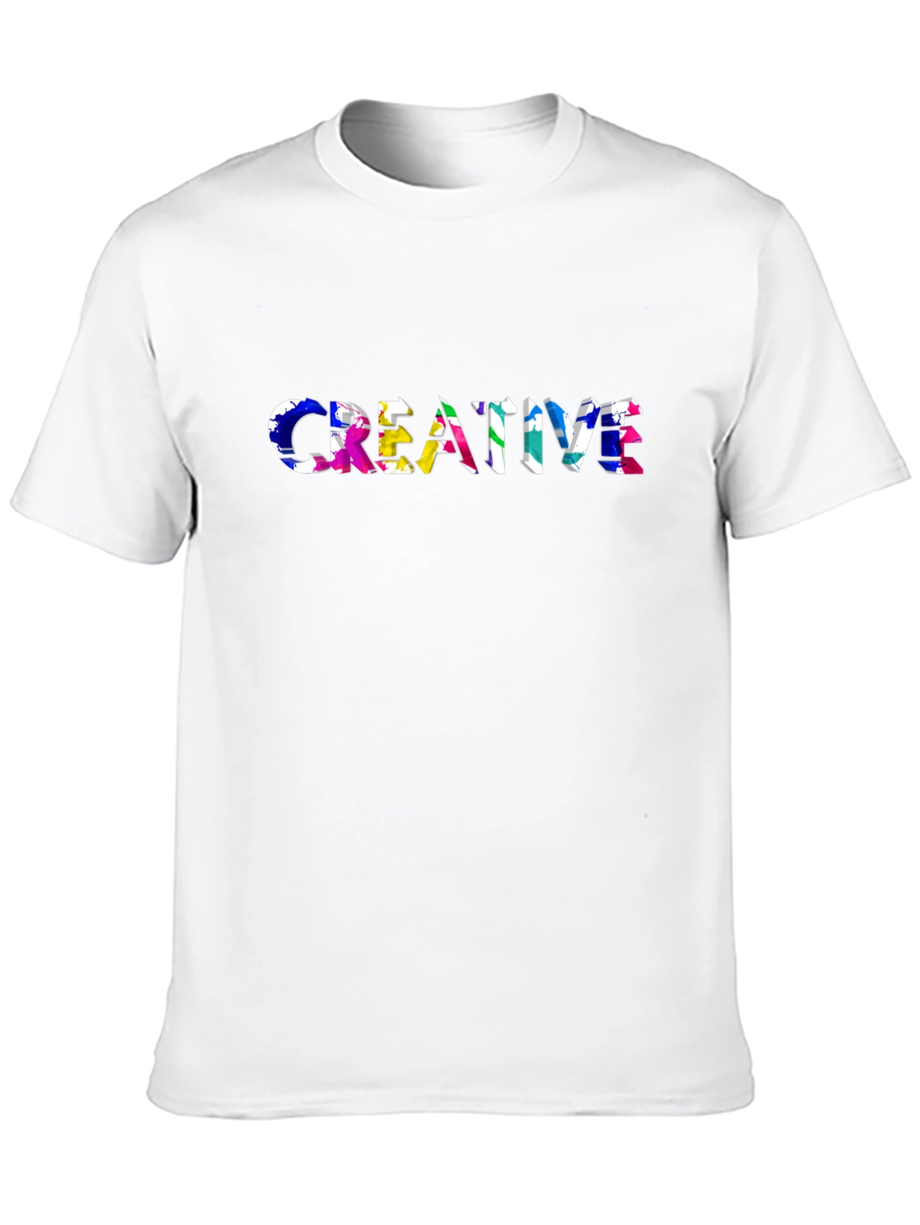 Creative Graphic Tee - Artsy Design