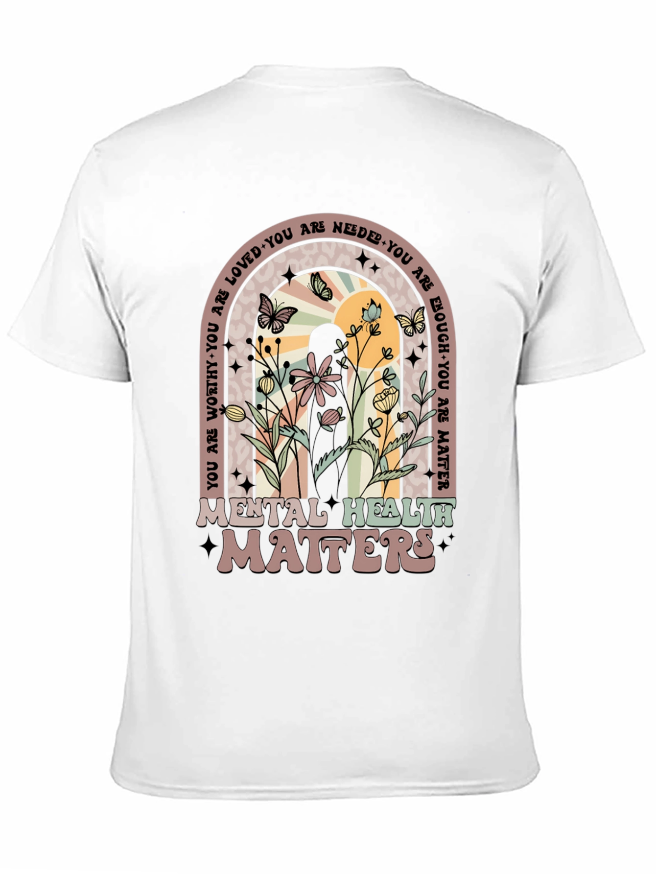 Mental Health Matters T-Shirt - Inspirational Graphic Tee