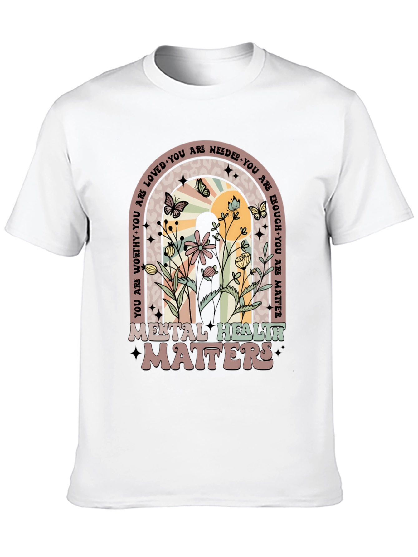 Mental Health Matters T-Shirt - Inspirational Graphic Tee