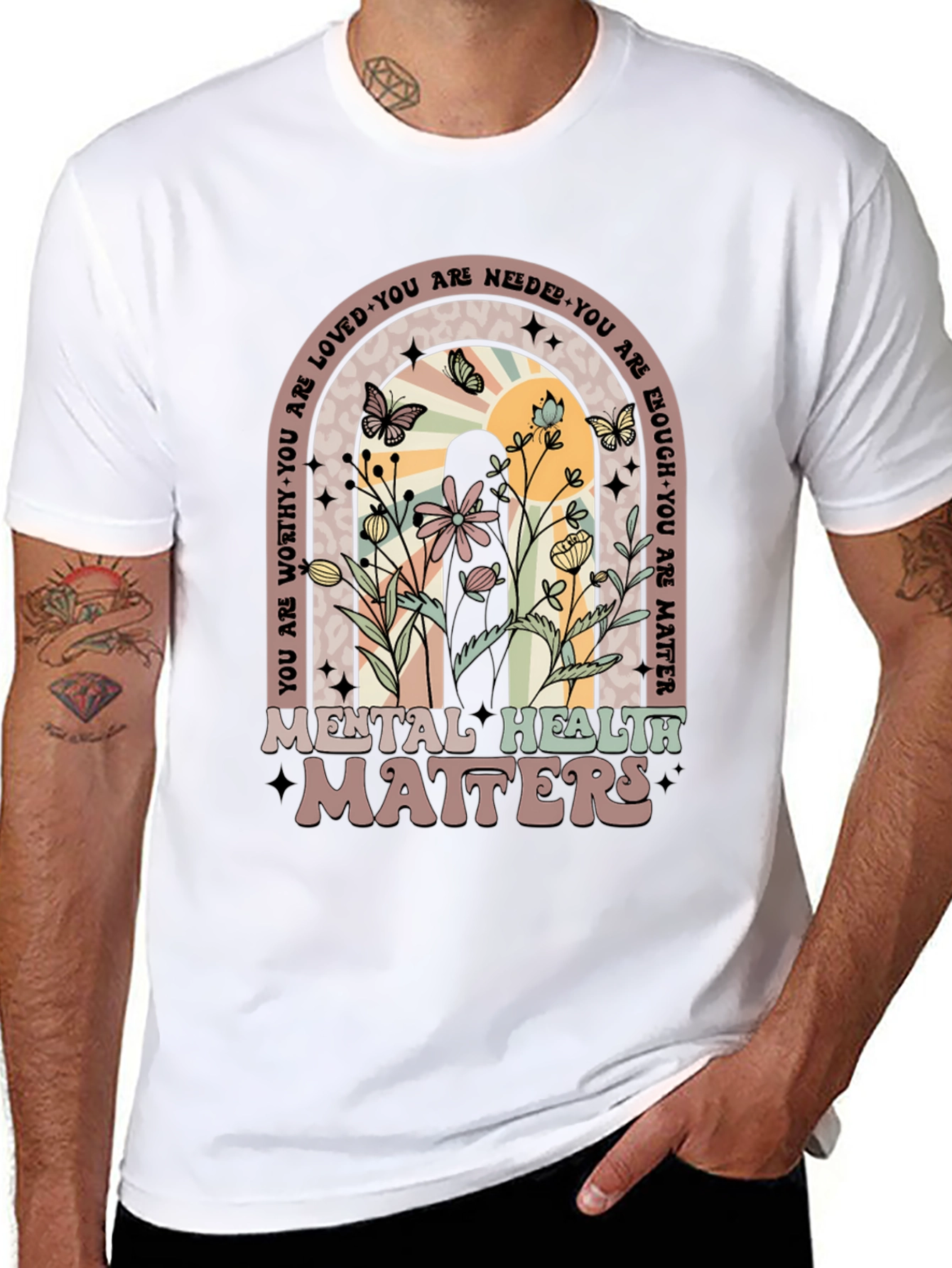 Mental Health Matters T-Shirt - Inspirational Graphic Tee