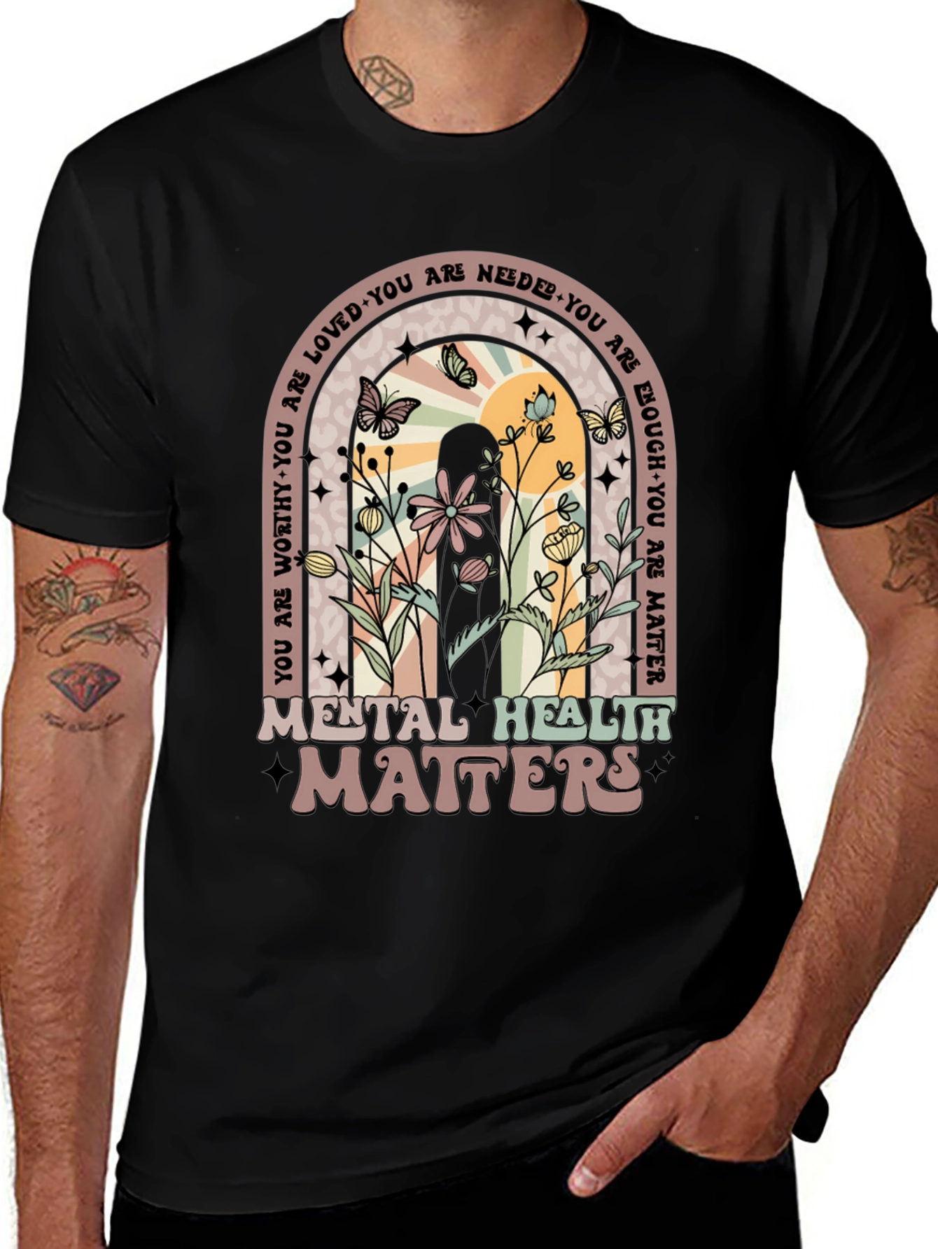 Mental Health Matters T-Shirt - Inspirational Graphic Tee