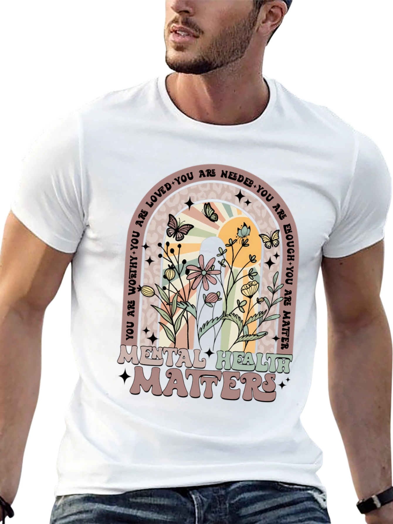 Mental Health Matters T-Shirt - Inspirational Graphic Tee