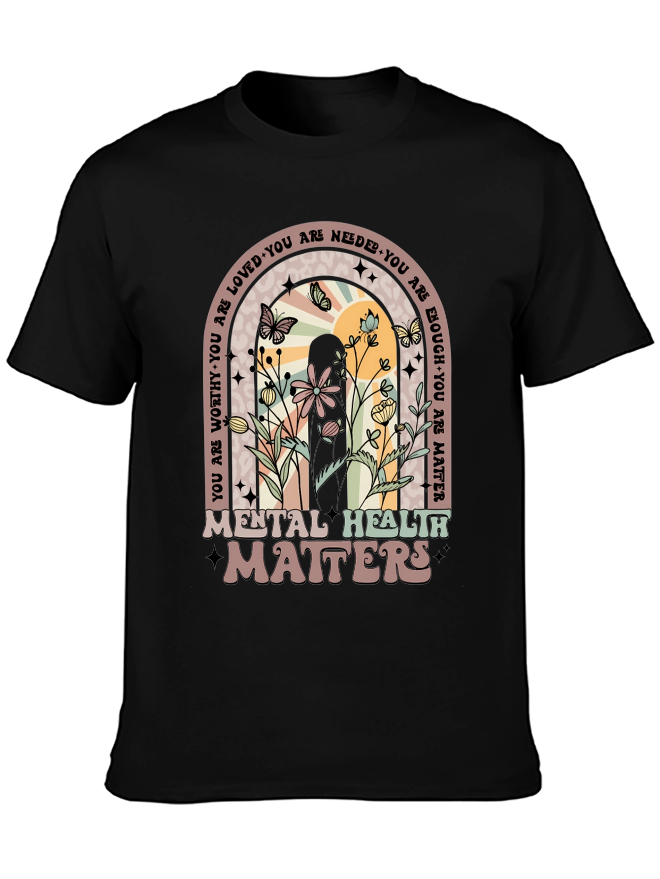 Mental Health Matters T-Shirt - Inspirational Graphic Tee