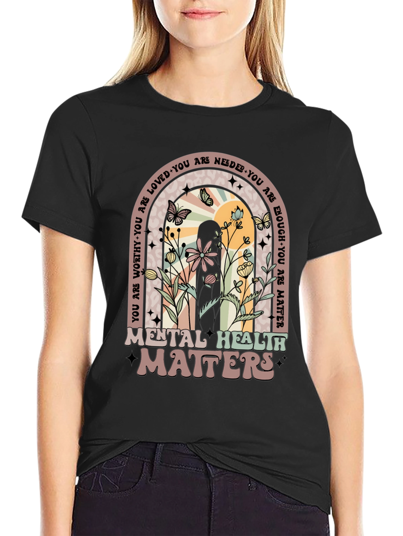 Mental Health Matters T-Shirt - Inspirational Graphic Tee