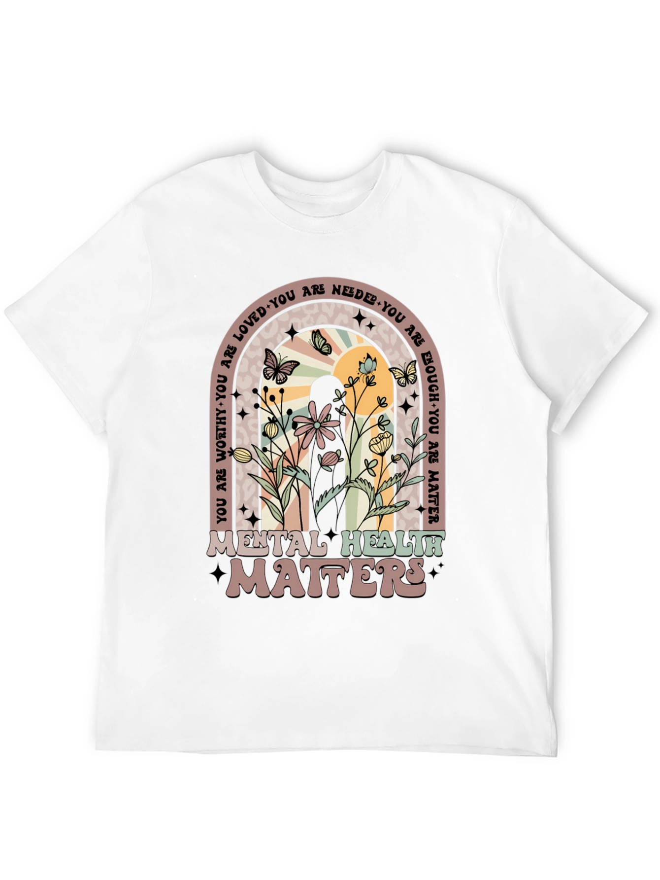 Mental Health Matters T-Shirt - Inspirational Graphic Tee