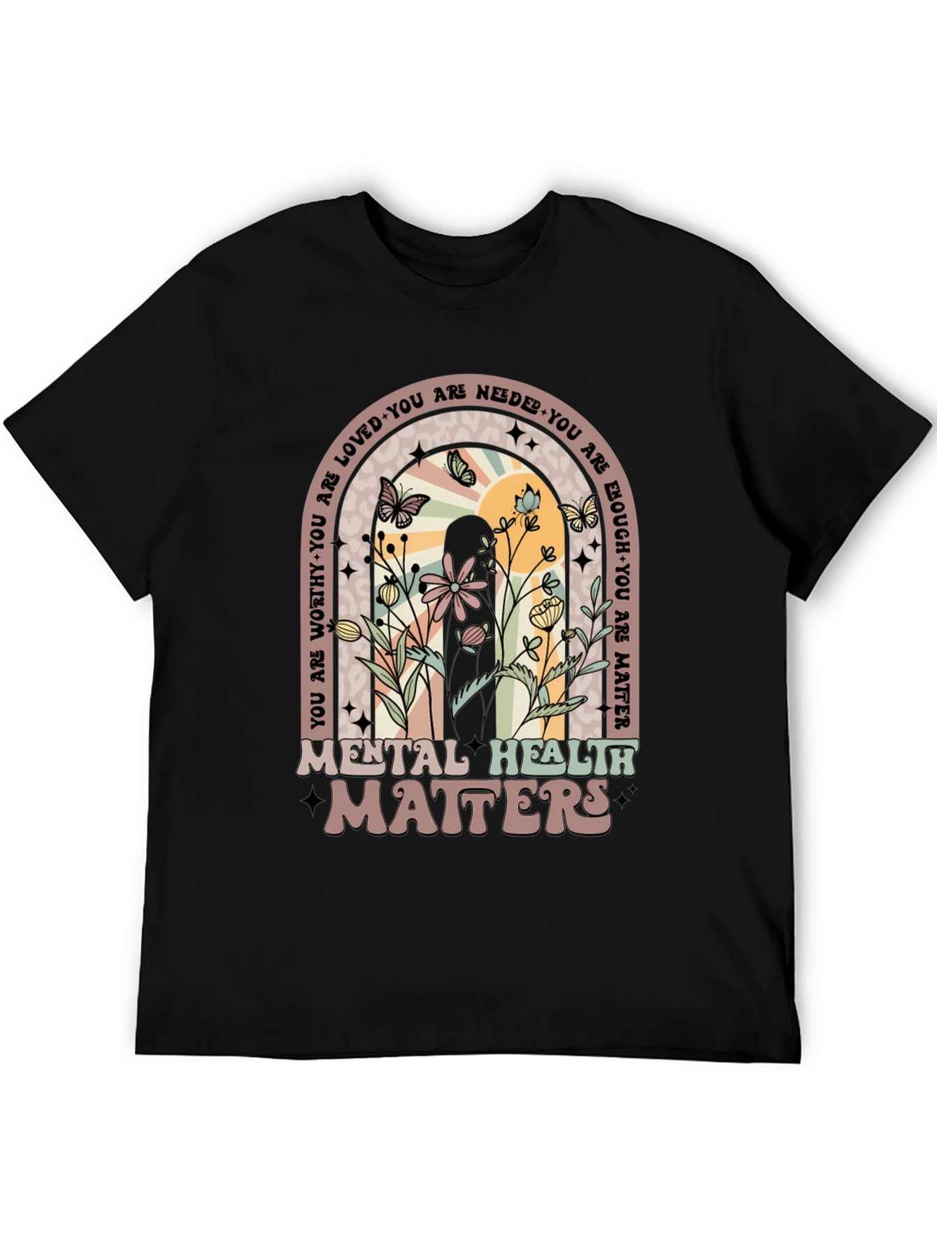 Mental Health Matters T-Shirt - Inspirational Graphic Tee