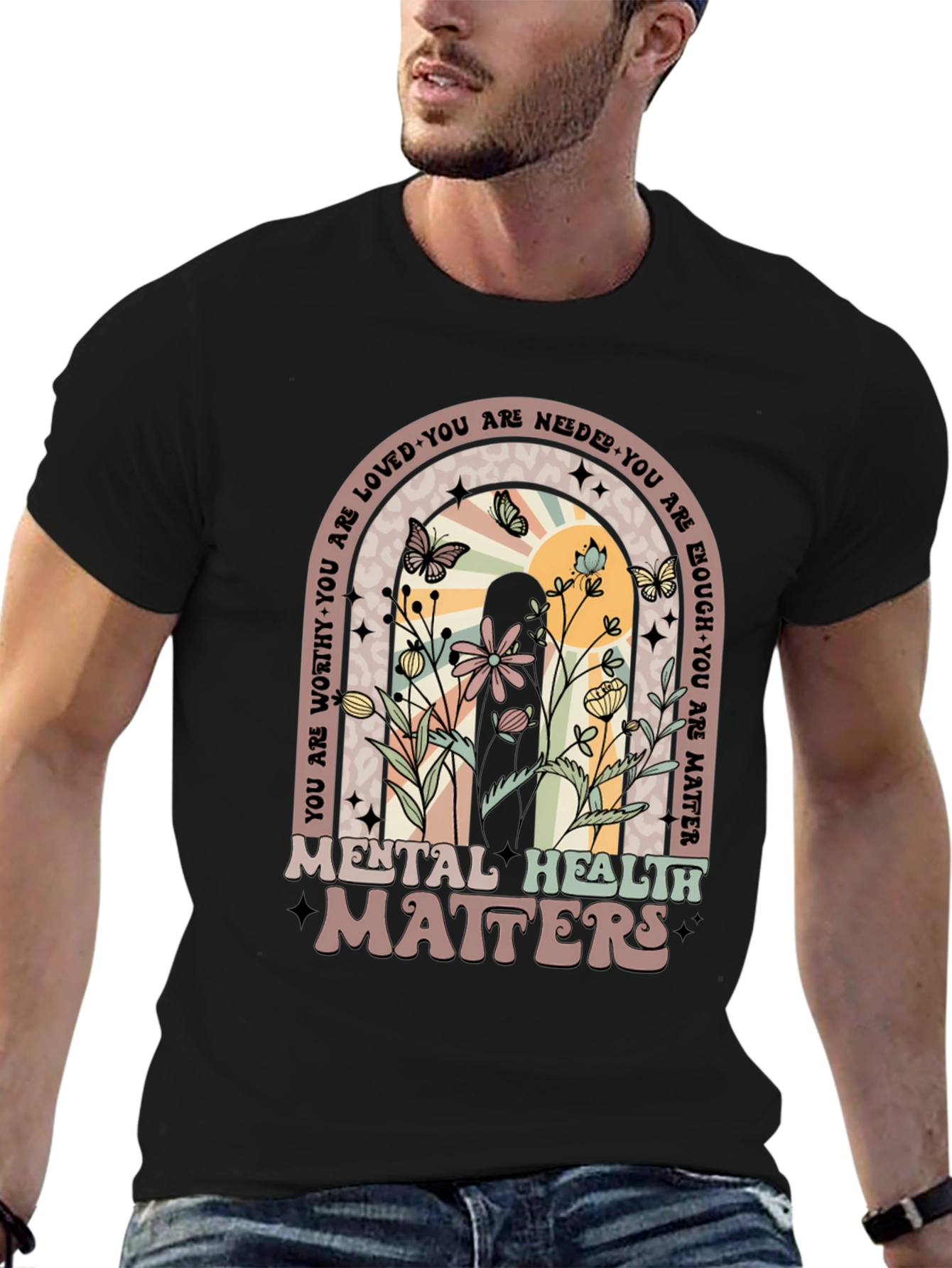 Mental Health Matters T-Shirt - Inspirational Graphic Tee