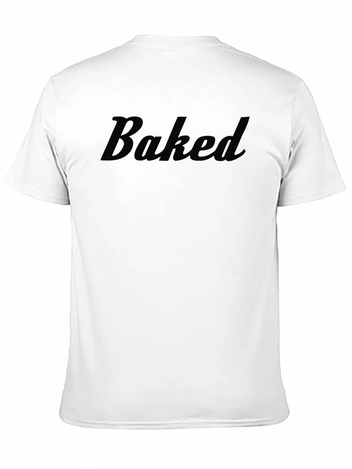 Baked Graphic Print Crew Neck T-Shirt