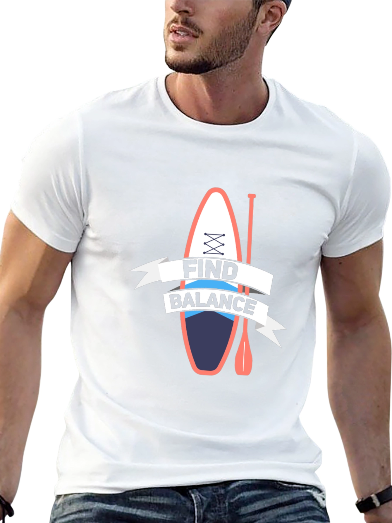 Find Balance Paddle Board T-Shirt