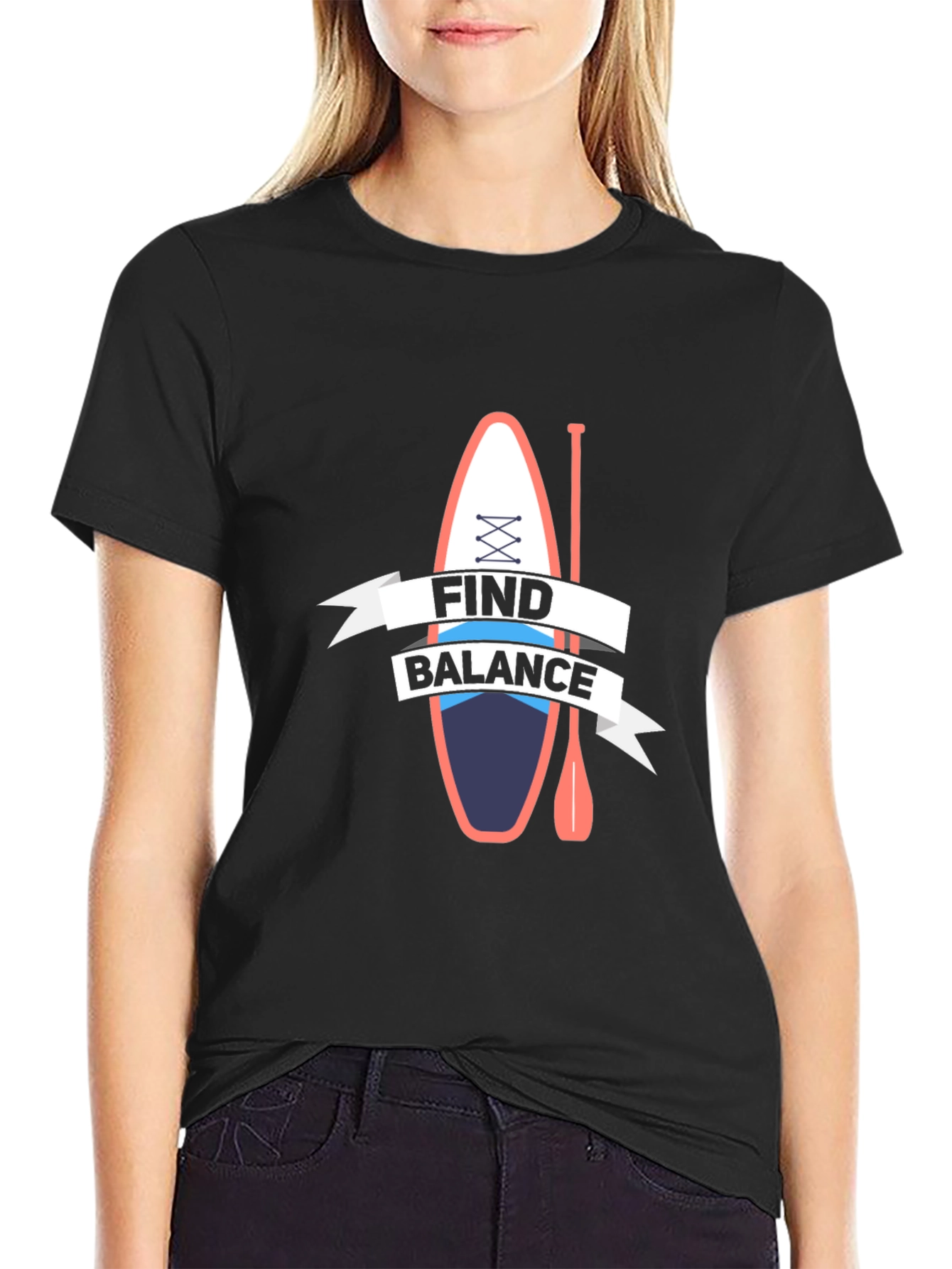 Find Balance Paddle Board T-Shirt