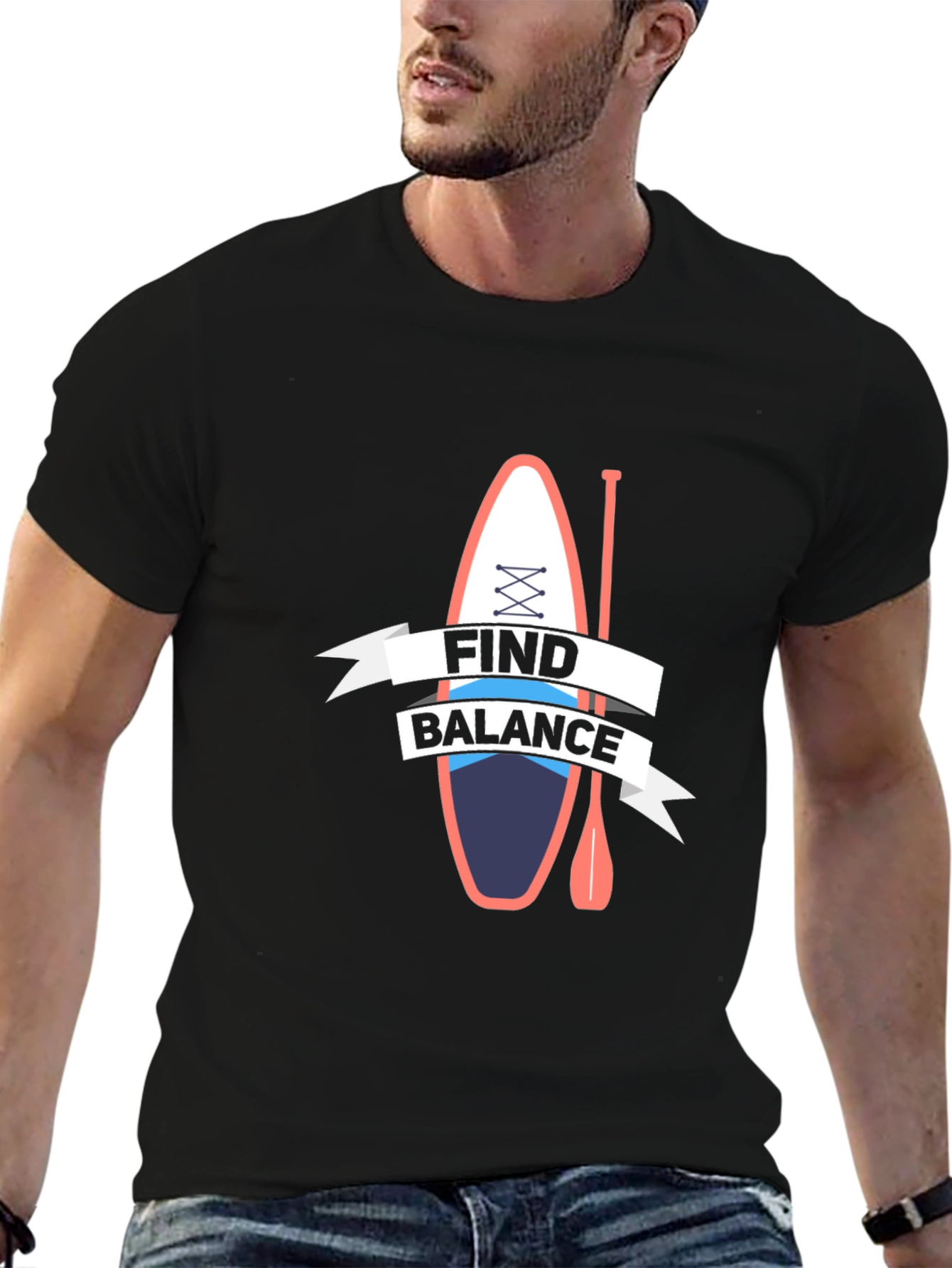 Find Balance Paddle Board T-Shirt