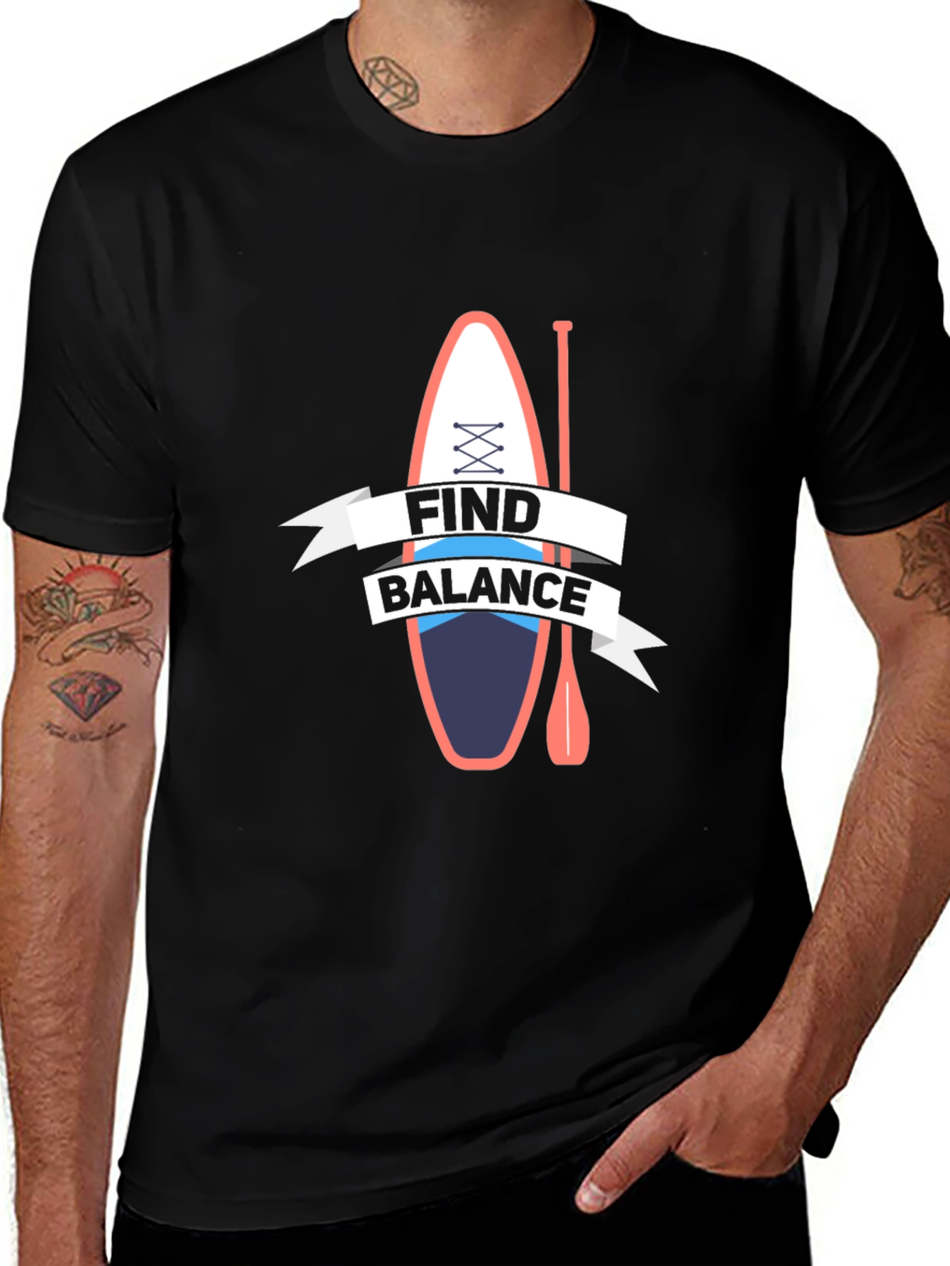 Find Balance Paddle Board T-Shirt