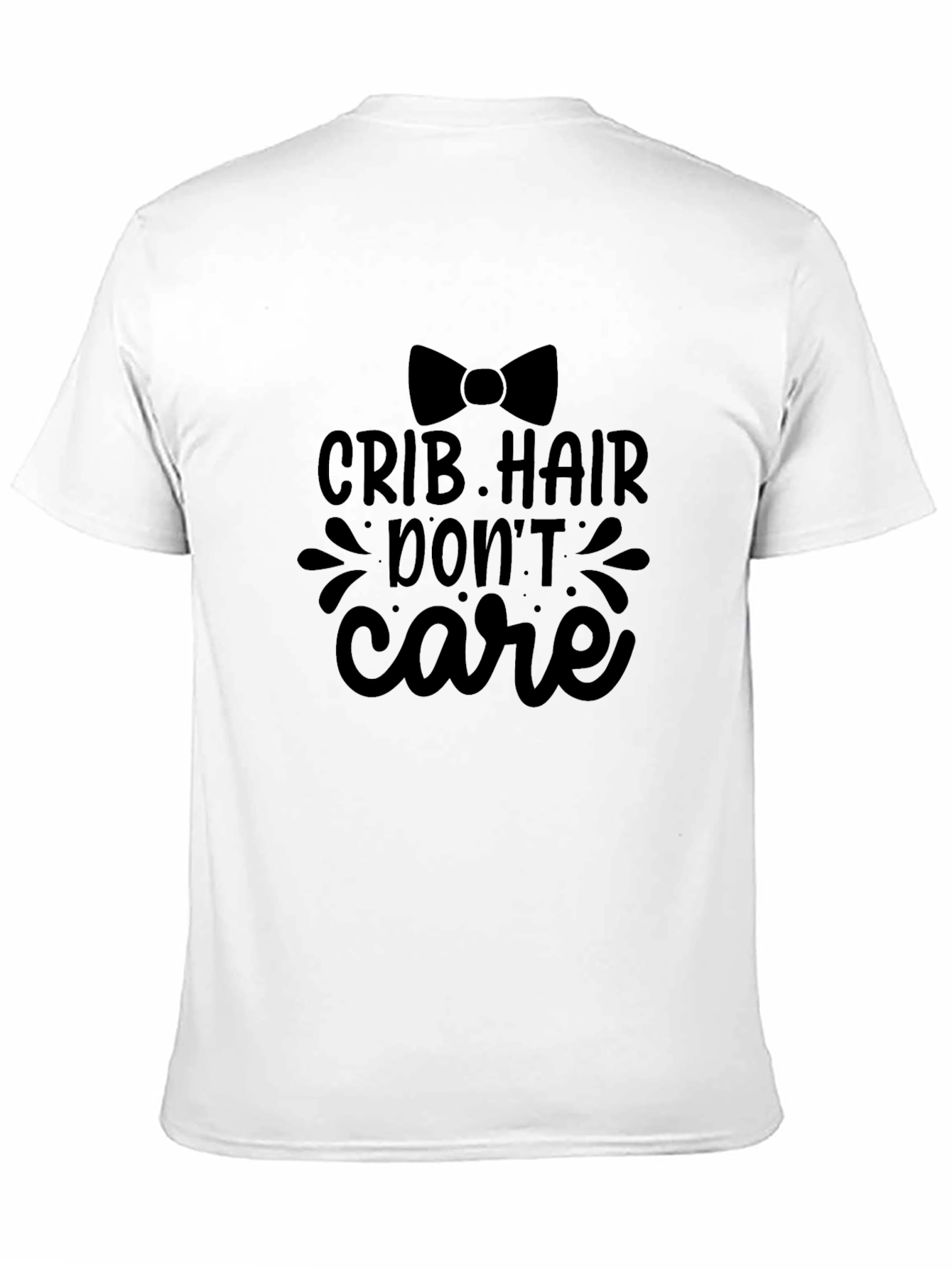 Crib Hair Dont Care Black T-Shirt