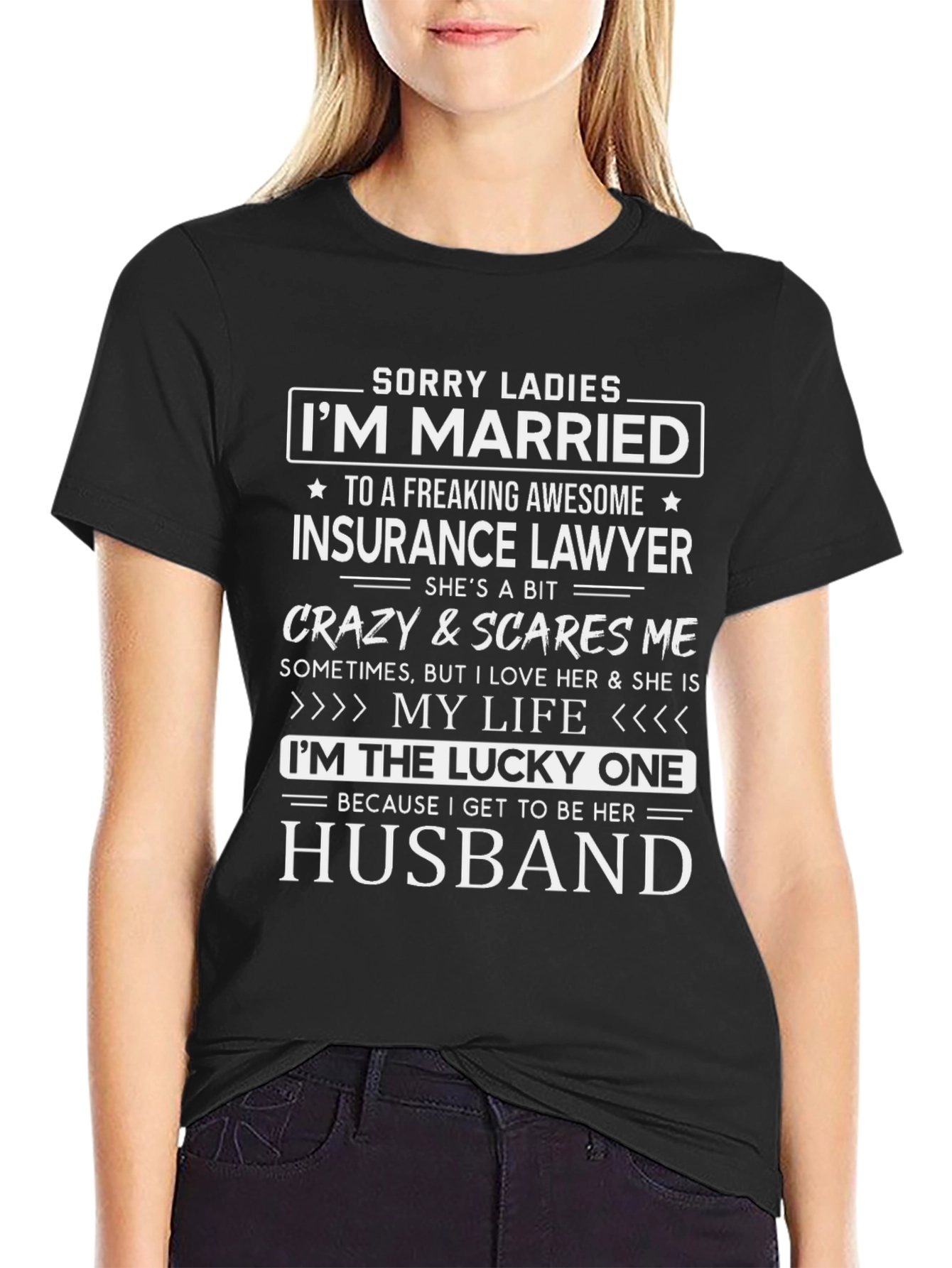 Married to an Insurance Lawyer T-Shirt