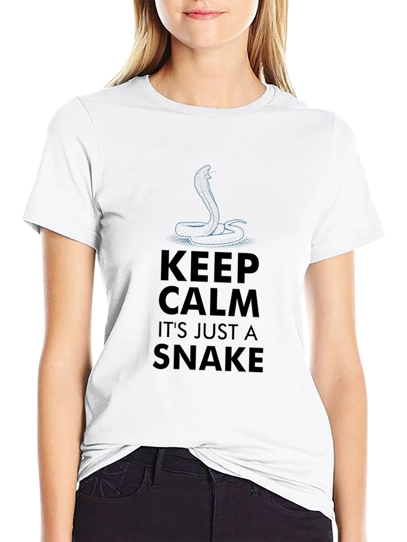 Keep Calm Its Just A Snake Tee