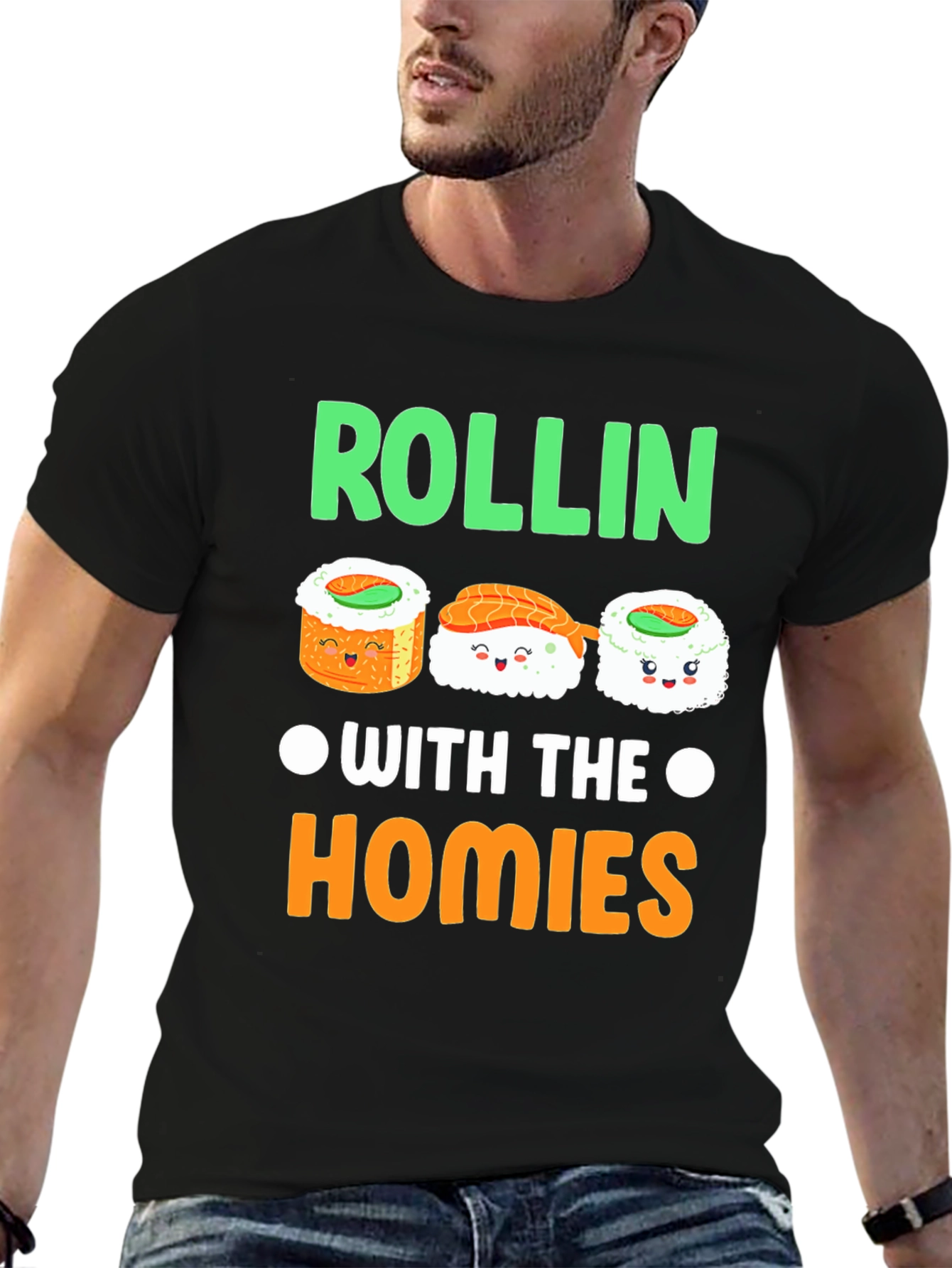 Rollin with the Homies Sushi T-Shirt